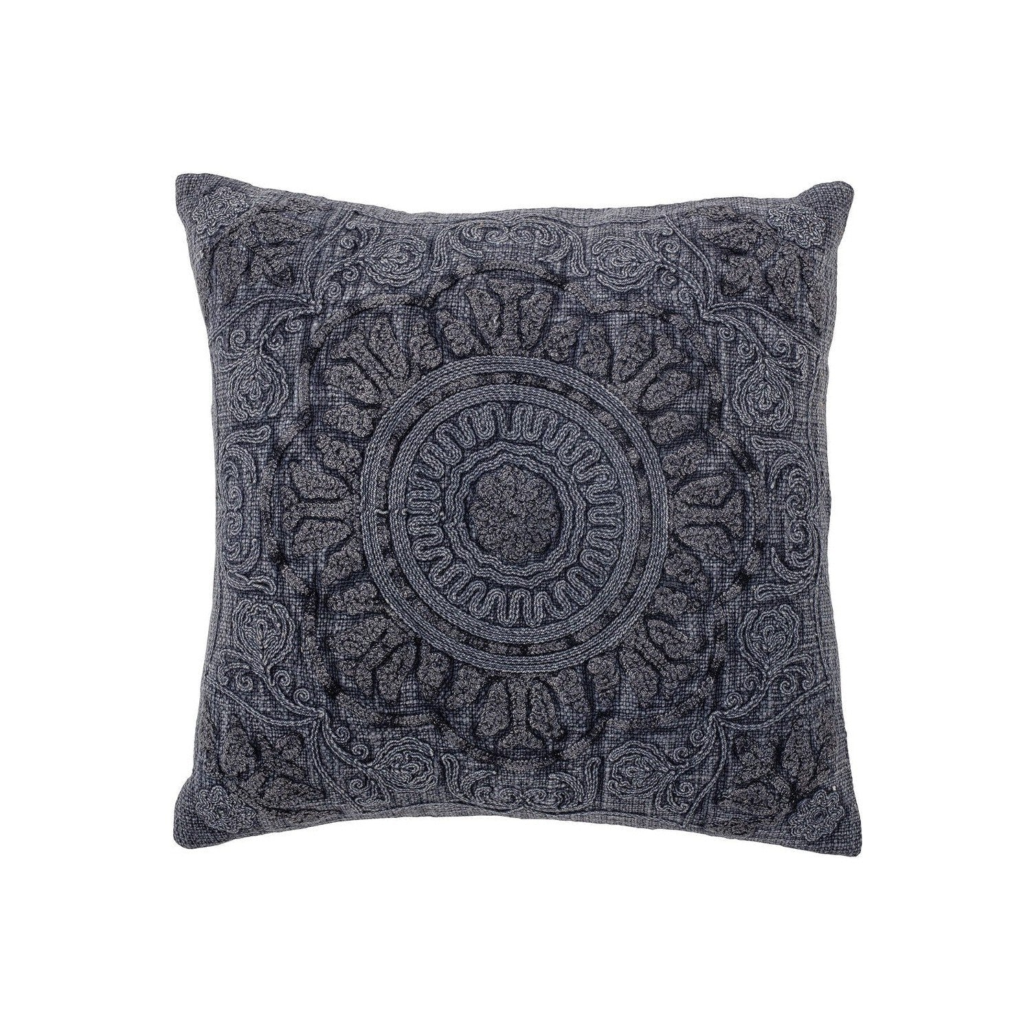 Bloomingville Adin Cushion, Blue, Cotton