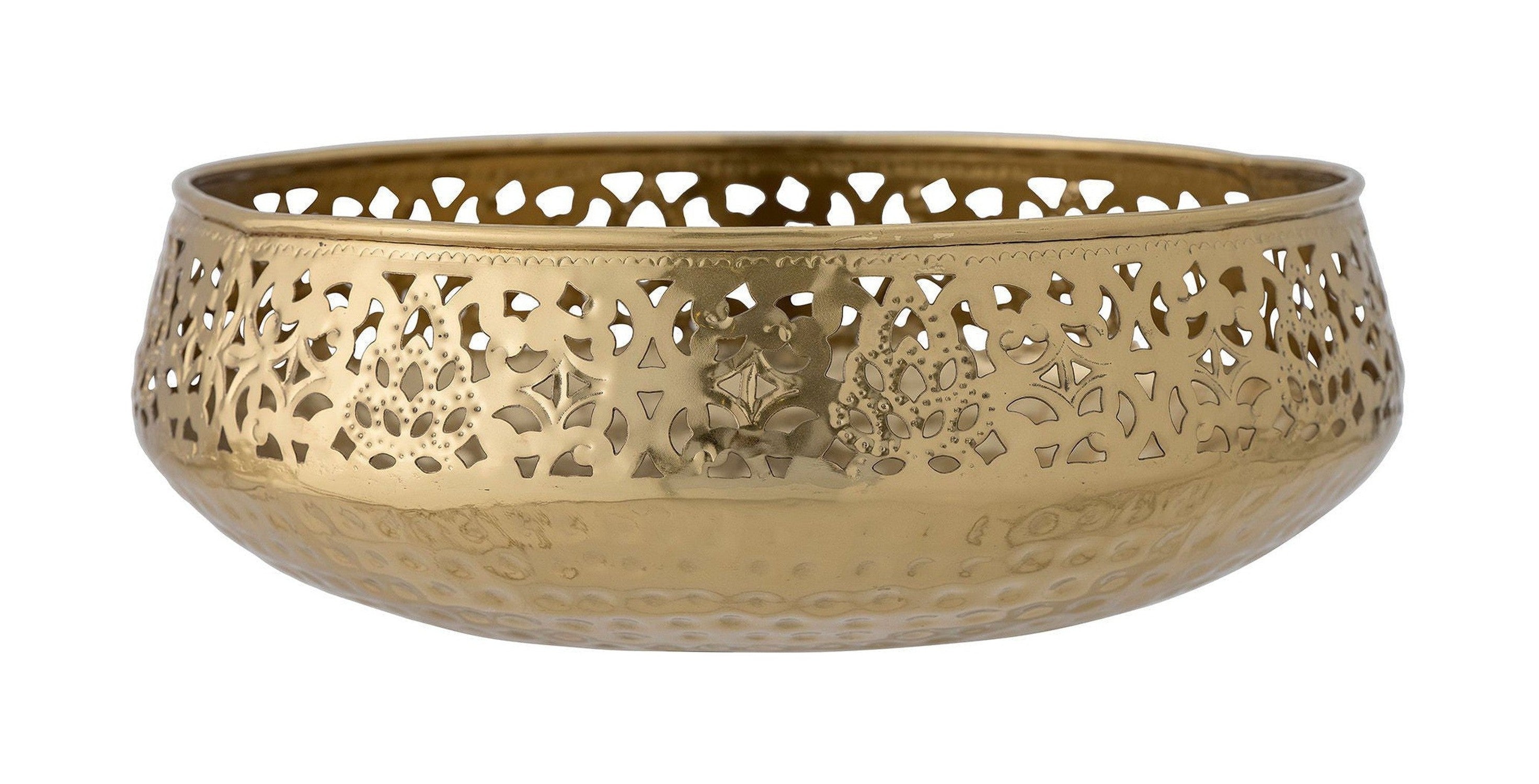 Bloomingville Aisha Deco Bowl, Gold, Metal