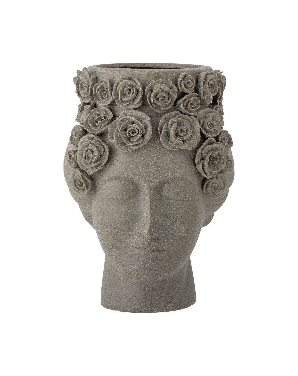 Bloomingville Akira Vase, Grey, Stoneware