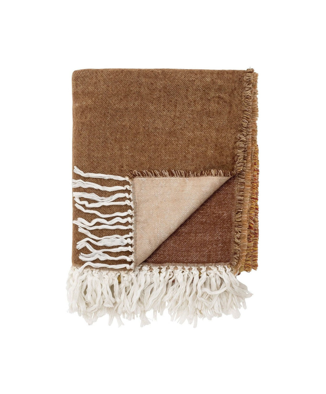 Bloomingville Ara Throw, Brown, Acrylic