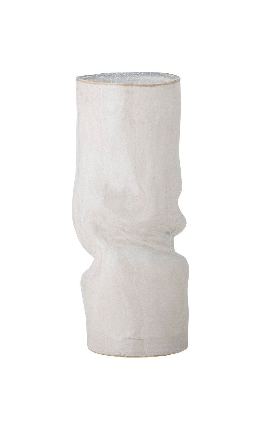 Bloomingville Araba Vase, White, Stoneware