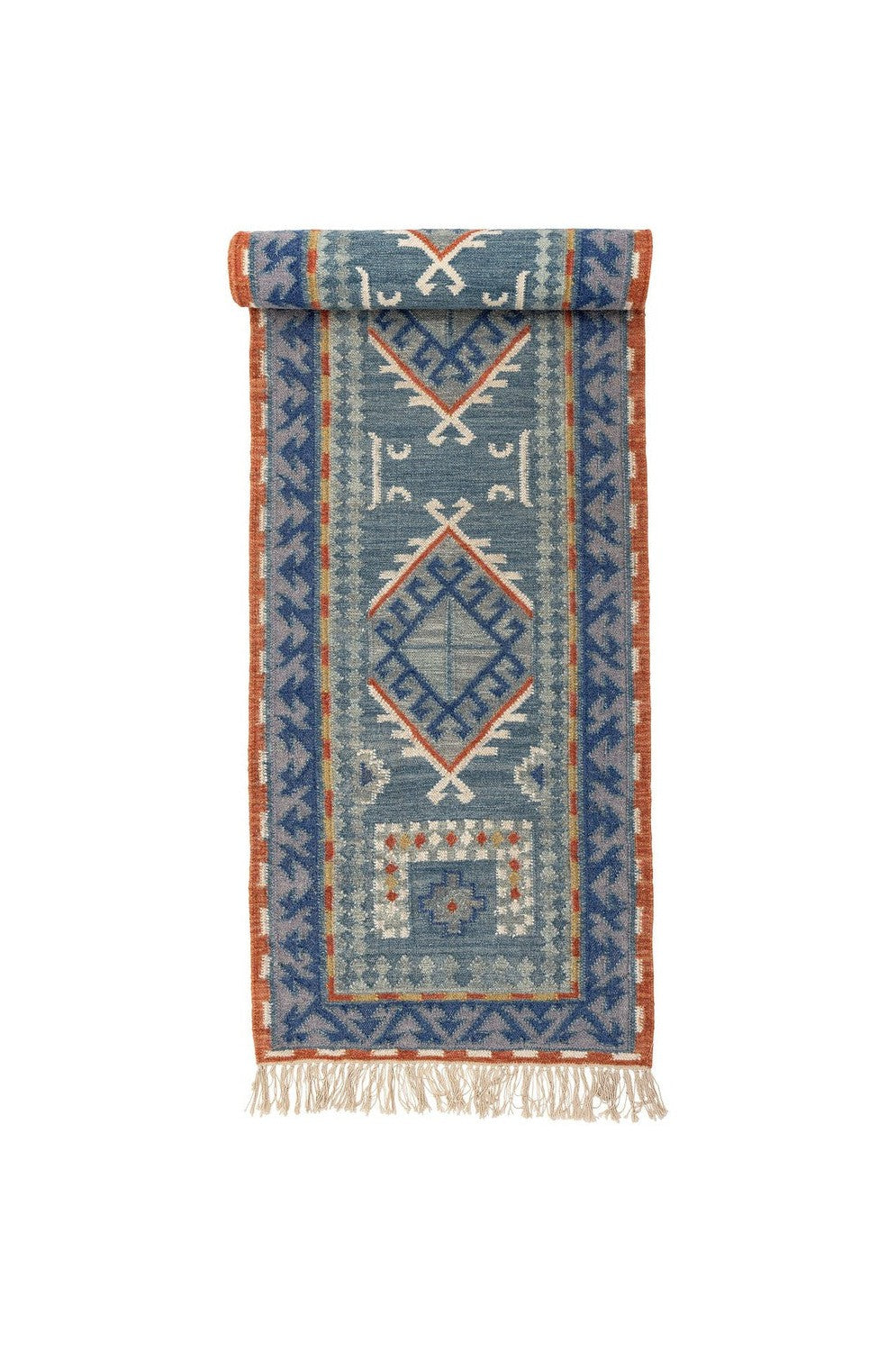 Bloomingville Arsam Rug, Blue, Wool