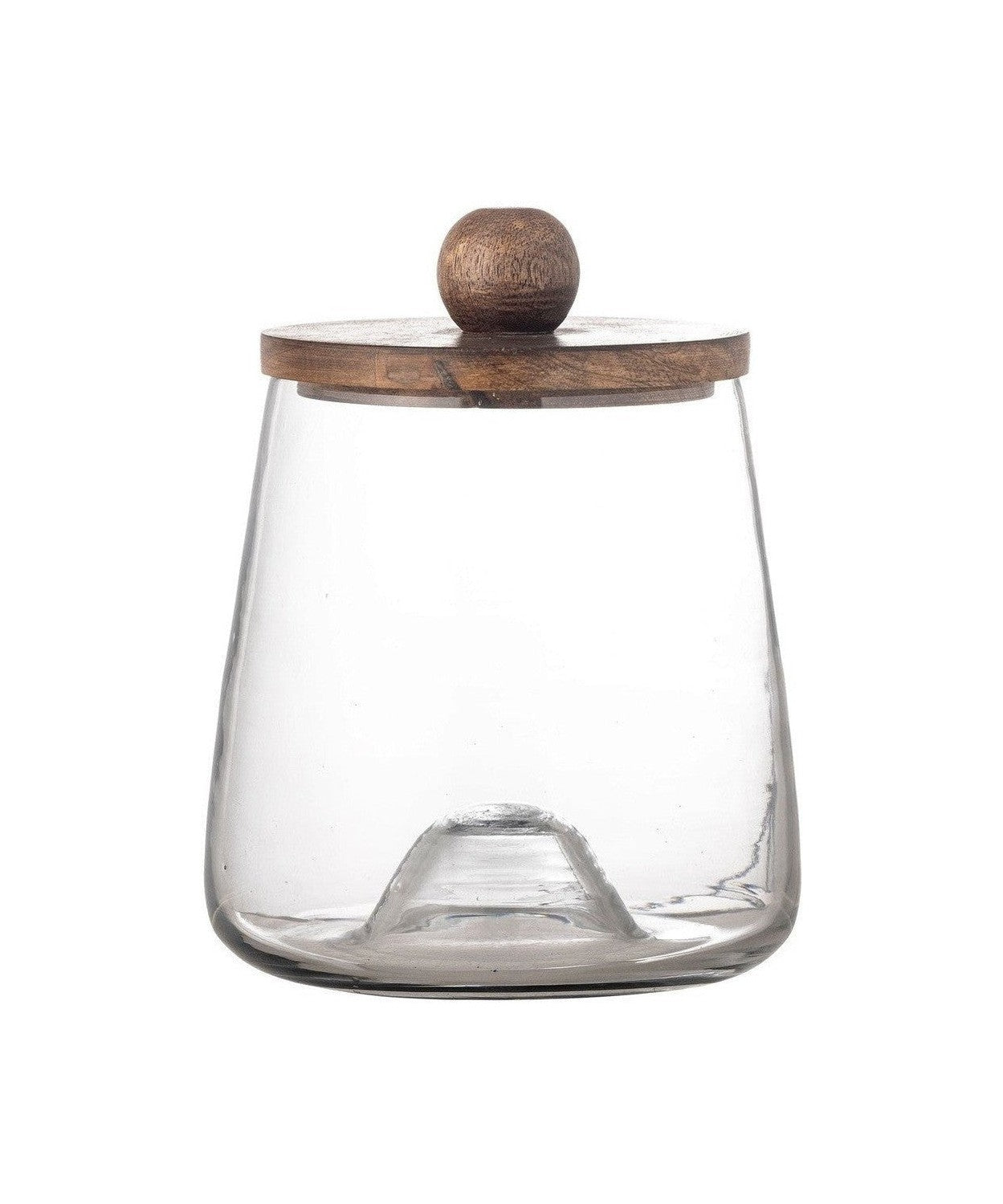 [product_category]-Bloomingville Asami Jar w/Lid, Clear, Recycled Glass-Bloomingville-5711173333981-82068205-BLO-1