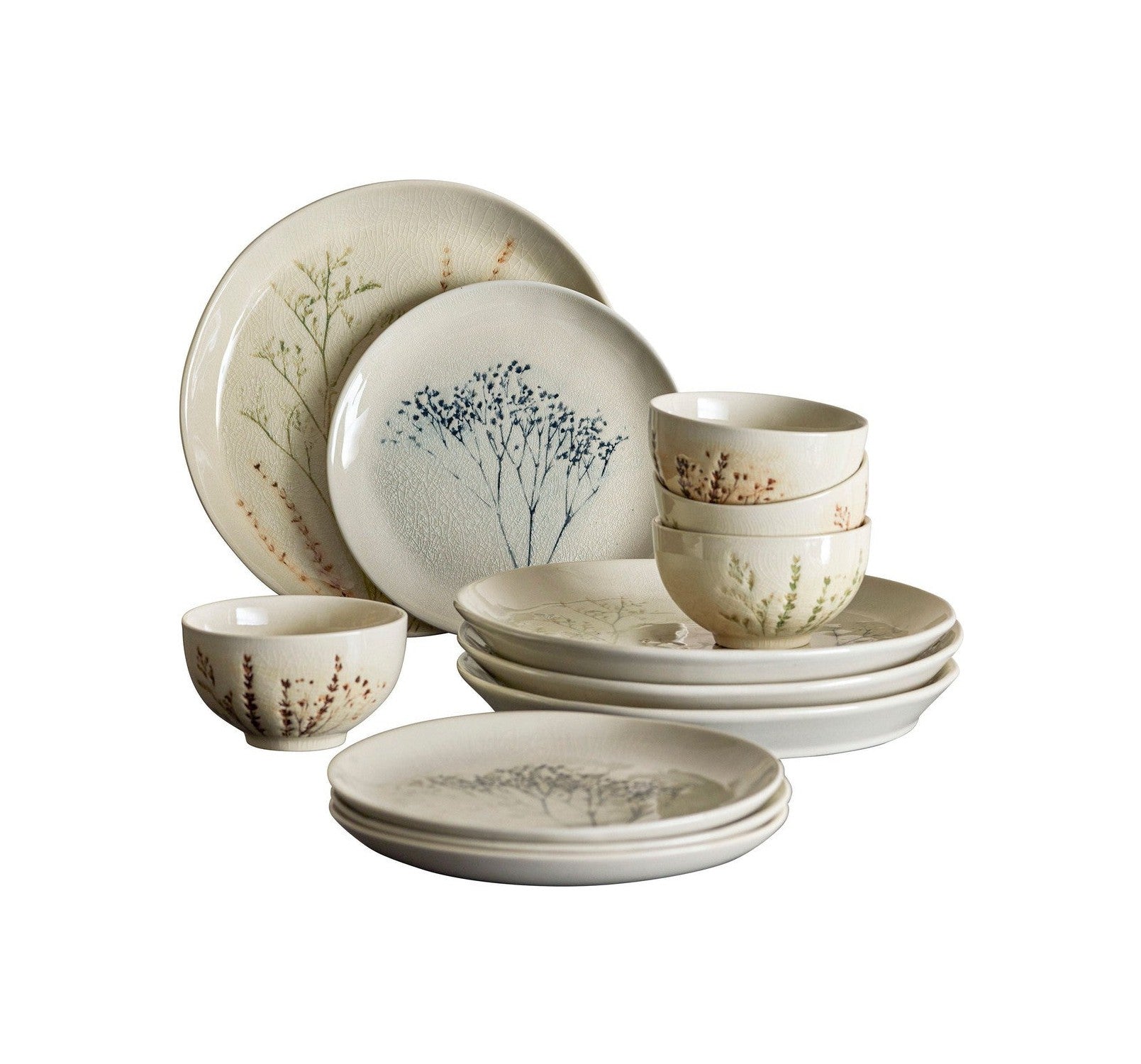 Bloomingville Bea Dinnerware Set, Nature, Stoneware