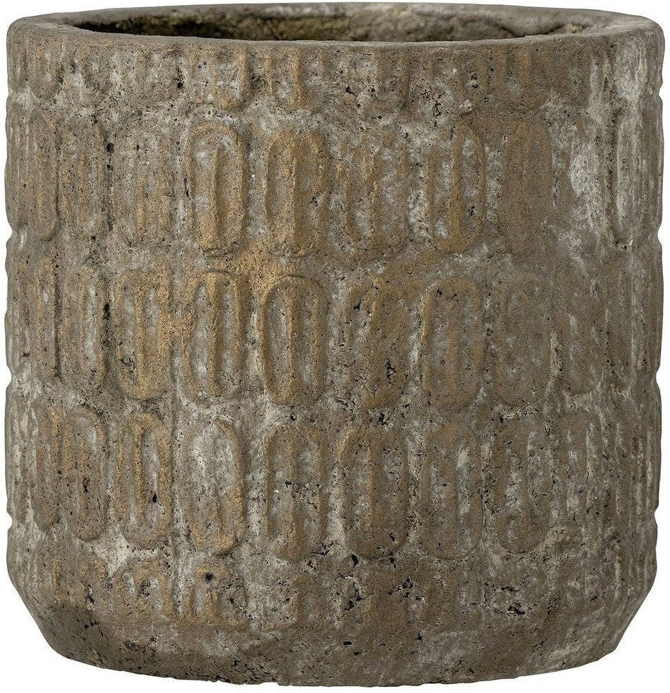 [product_category]-Bloomingville Benas Deco Flowerpot, Grey, Cement-Bloomingville-5711173300587-82057711-BLO-1