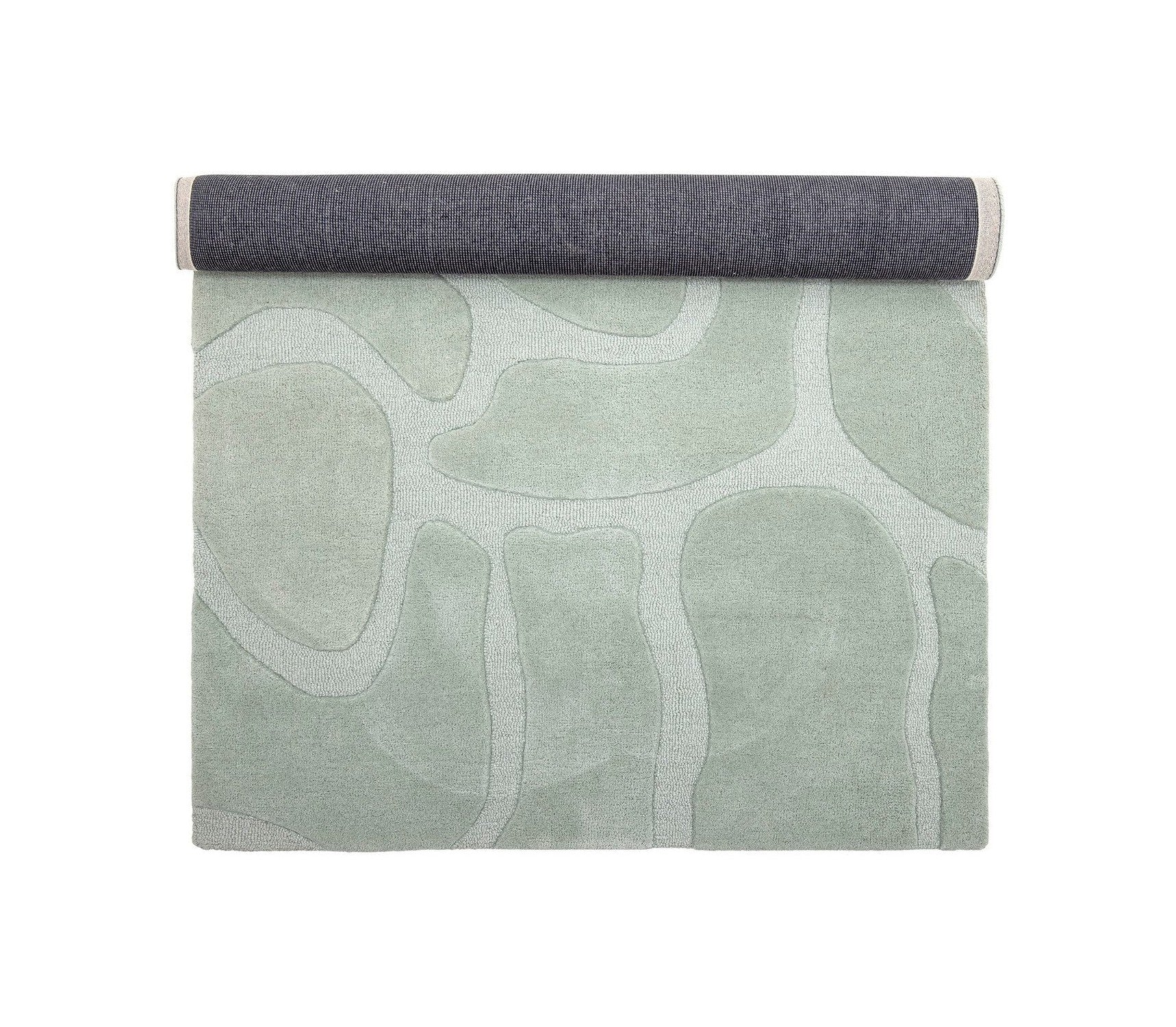 Bloomingville Darlington Rug, Green, Wool