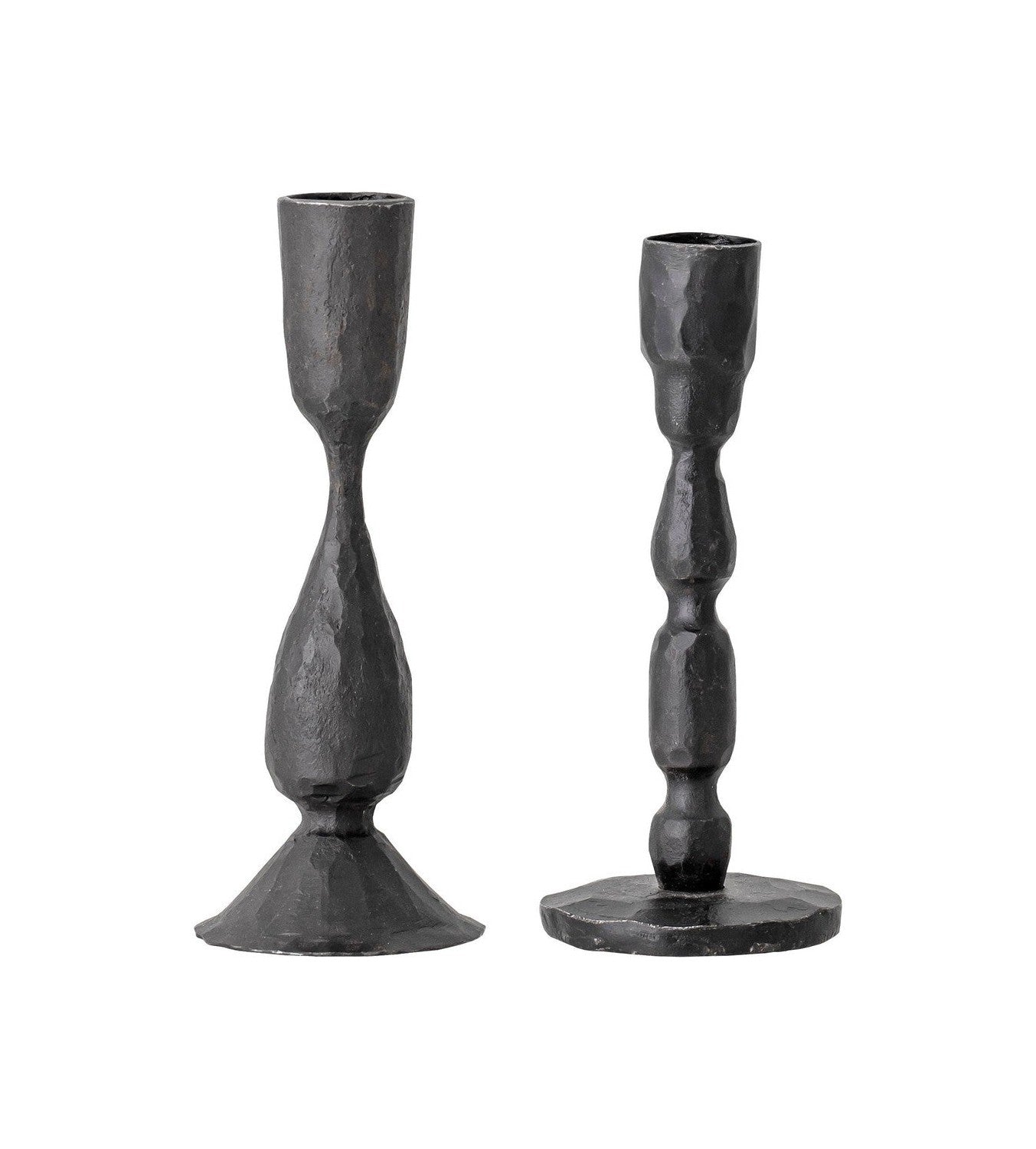 Bloomingville Deja Candle Holder, Black, Metal