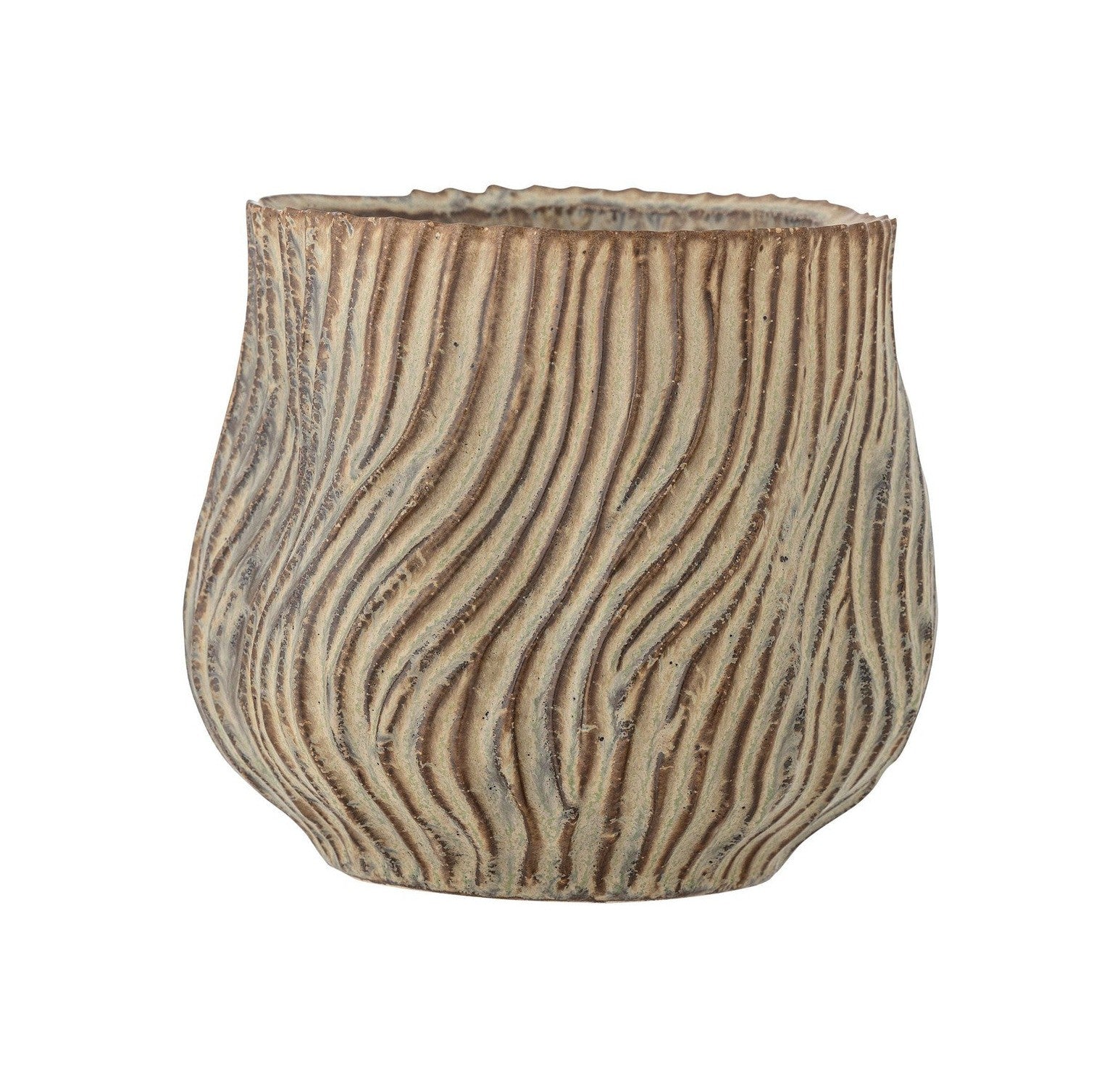 Bloomingville Dua Flowerpot, Green, Stoneware