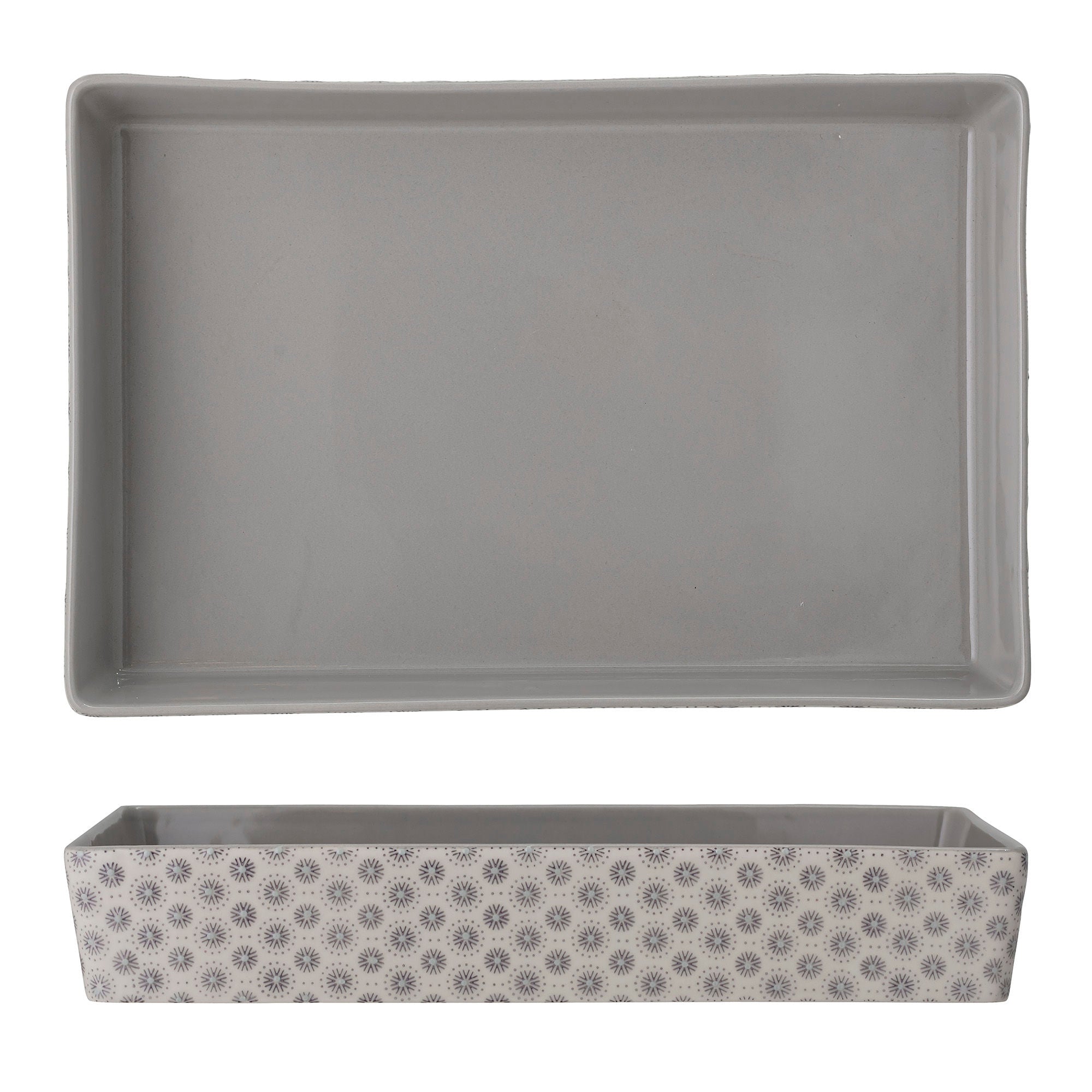 [product_category]-Bloomingville Elsa Oven Dish , Grey, Stoneware-Bloomingville-5711173250790-82048273-BLO-4