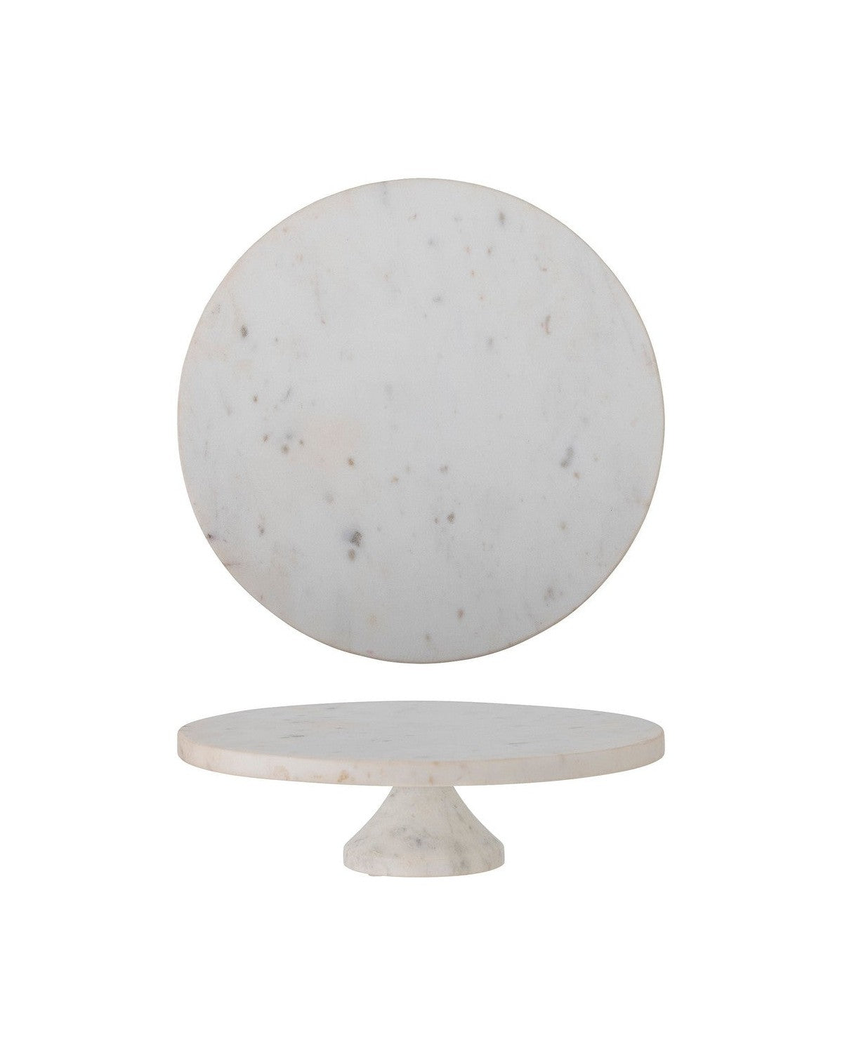 Bloomingville Fenya Cake Tray, White, Marble