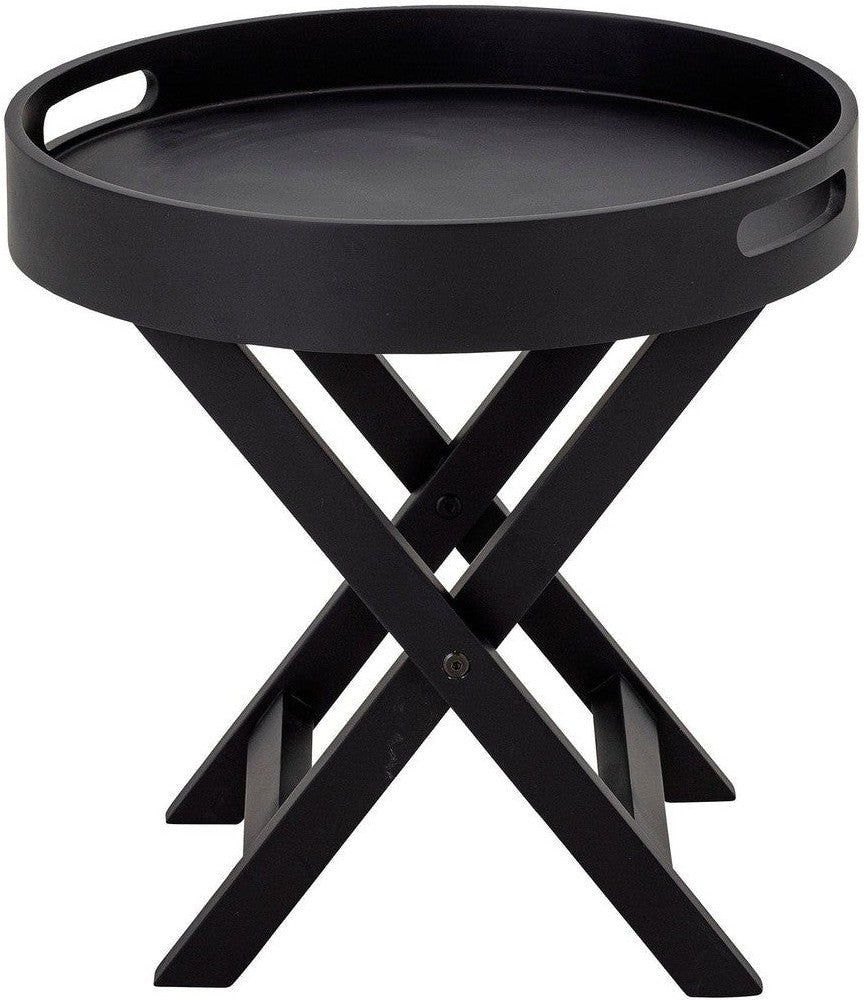 [product_category]-Bloomingville Freya Tray Table, Black, Rubberwood-Bloomingville-5711173273959-82050217-BLO-1