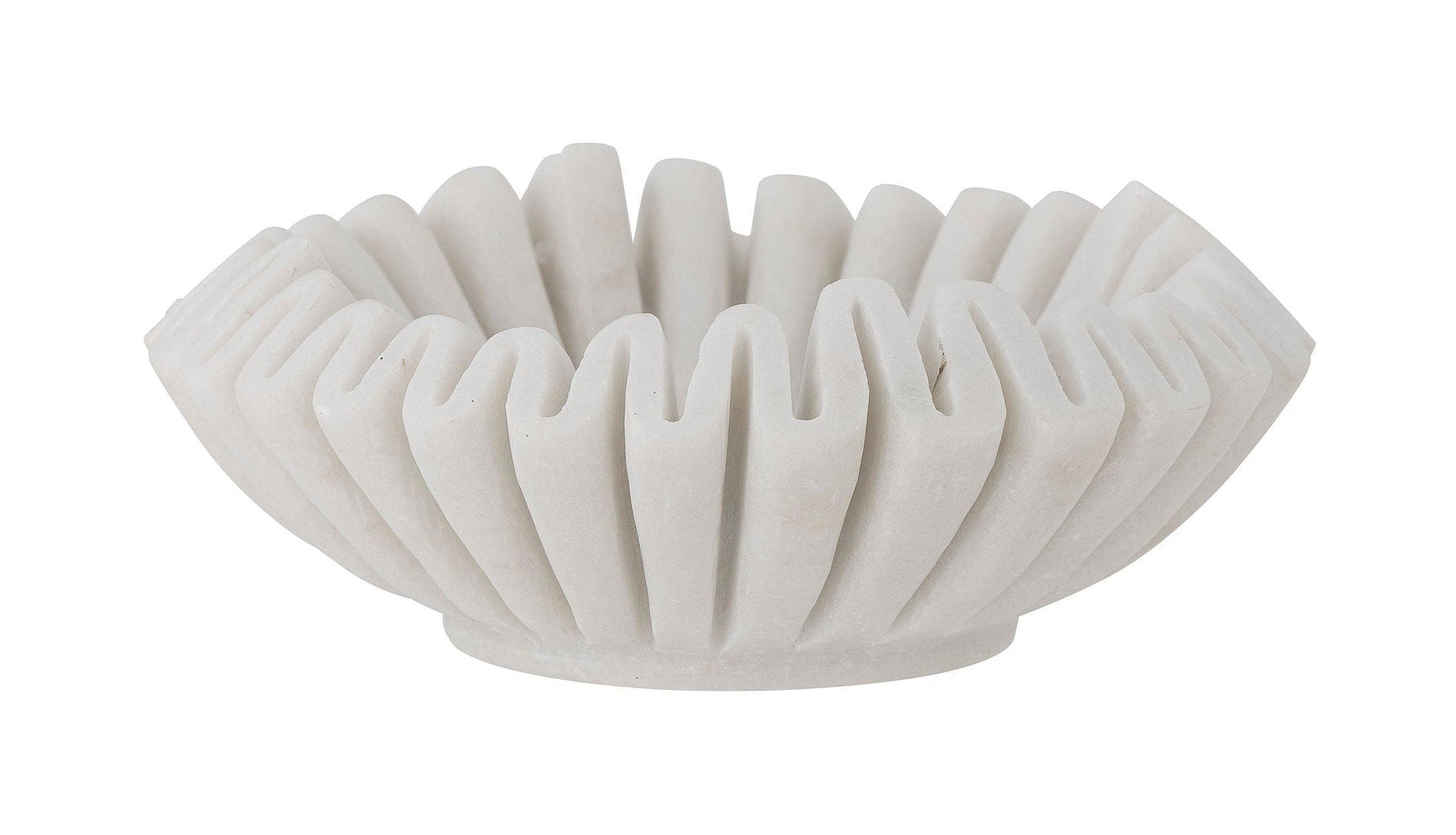 Bloomingville Harmonia Bowl, White, Marble