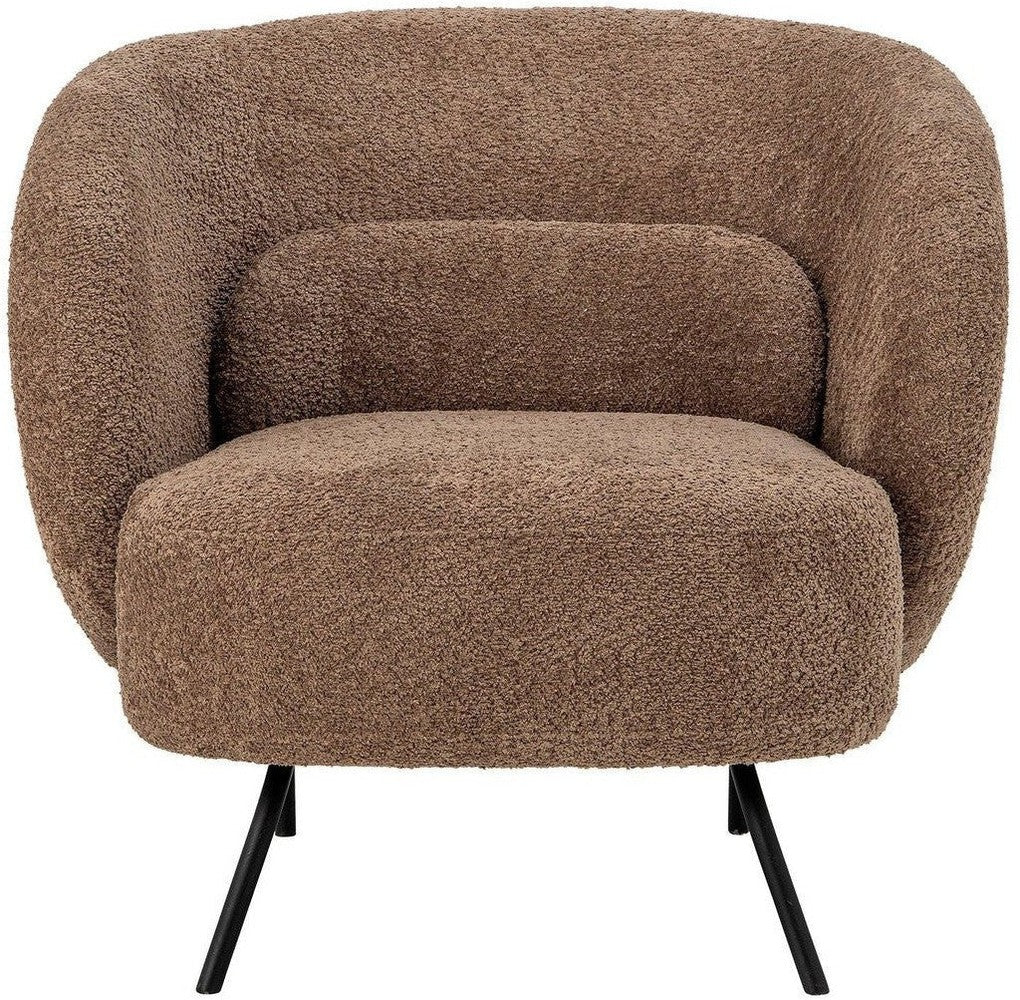 [product_category]-Bloomingville Harry Lounge Chair, Brown, Polyester-Bloomingville-5711173318605-82059689-BLO-1