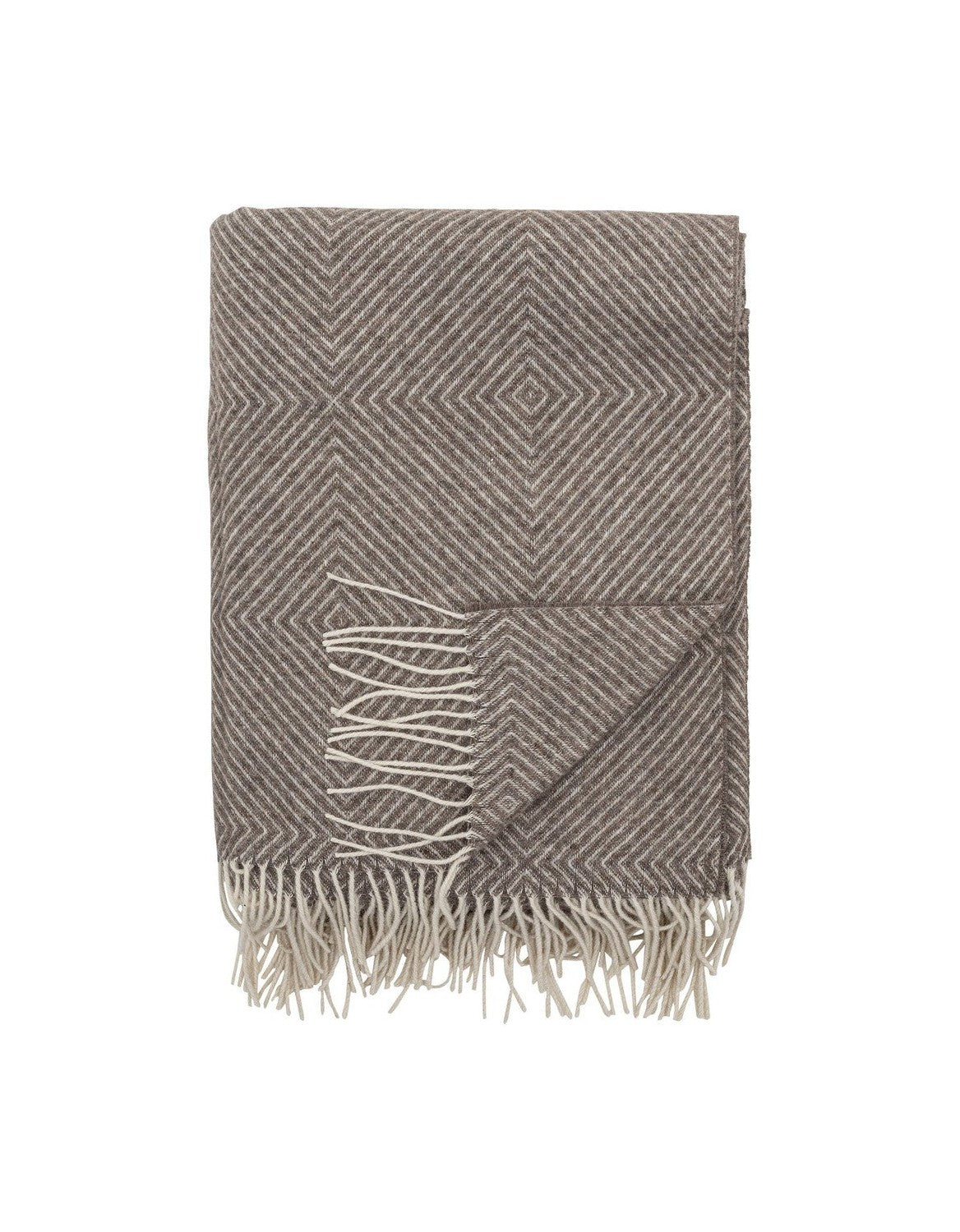 Bloomingville Hoshi Throw, Brown, Merino Wool