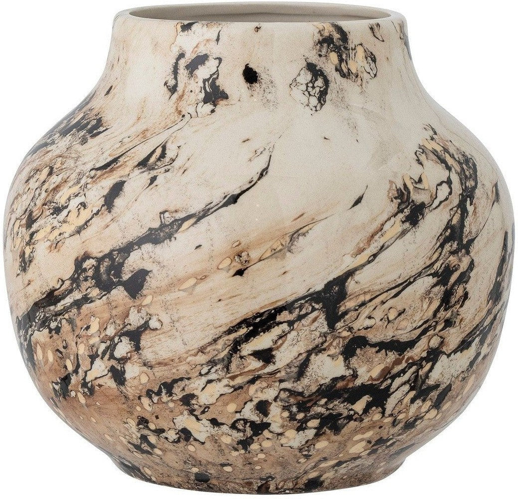 [product_category]-Bloomingville Janka Vase, Brown, Stoneware-Bloomingville-5711173297498-82057546-BLO-1