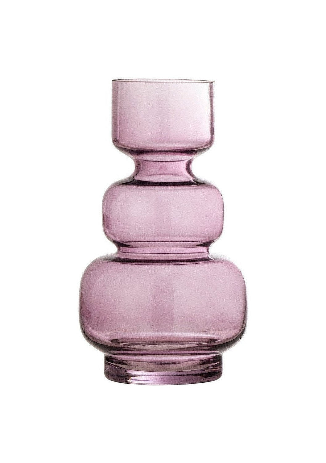 [product_category]-Bloomingville Johnson Vase, Purple, Glass-Bloomingville-5711173325757-82060937-BLO-1