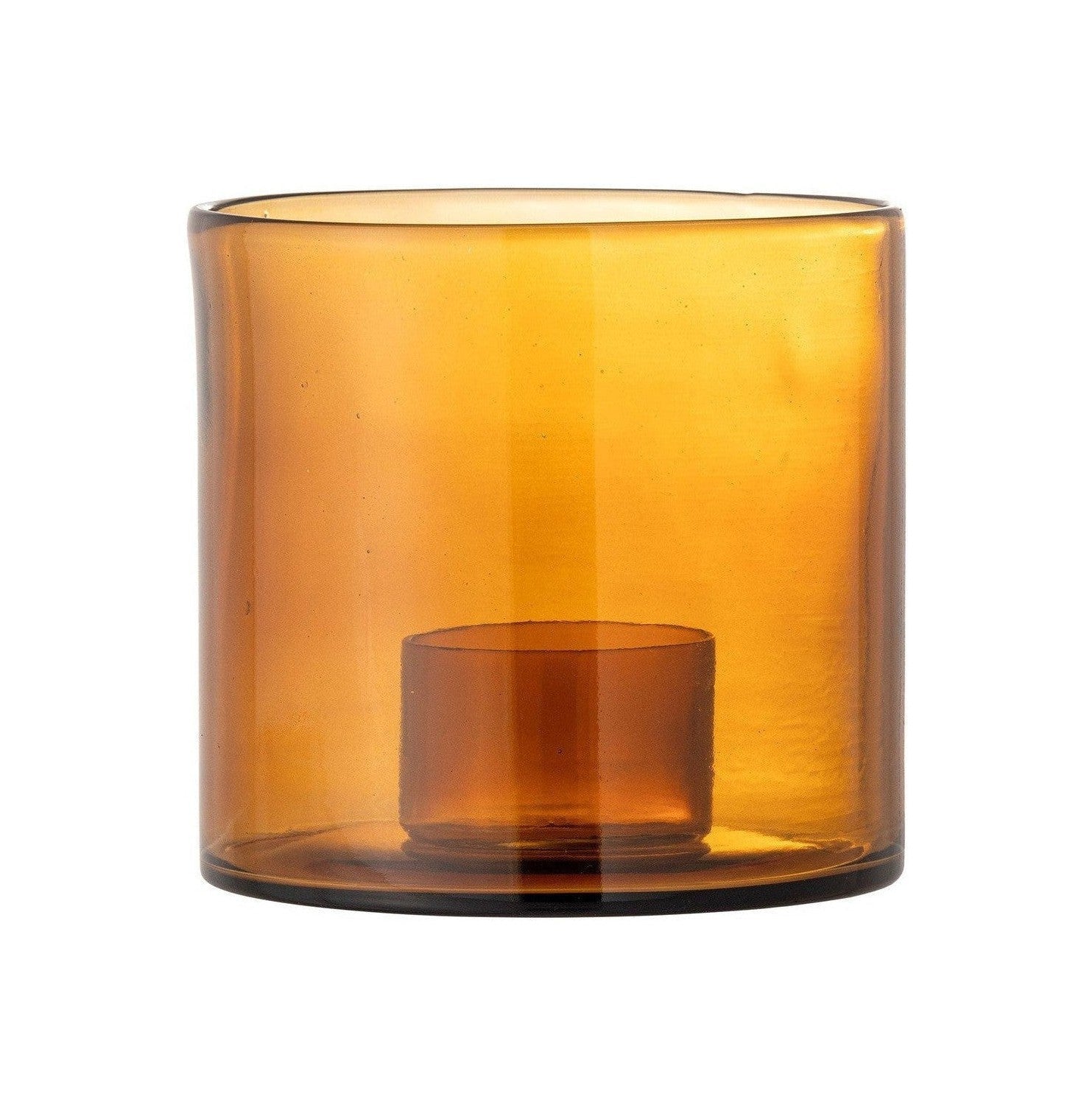 [product_category]-Bloomingville Kahlah Candle Holder, Brown, Recycled Glass-Bloomingville-5711173329588-82068141-BLO-1