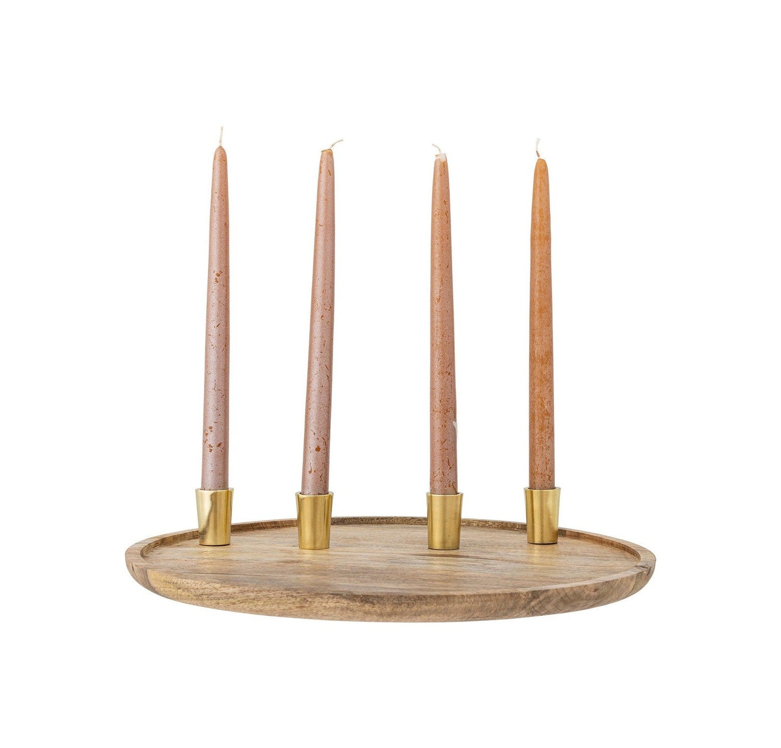 Bloomingville Kanga Advent Candle Holder, Nature, Mango