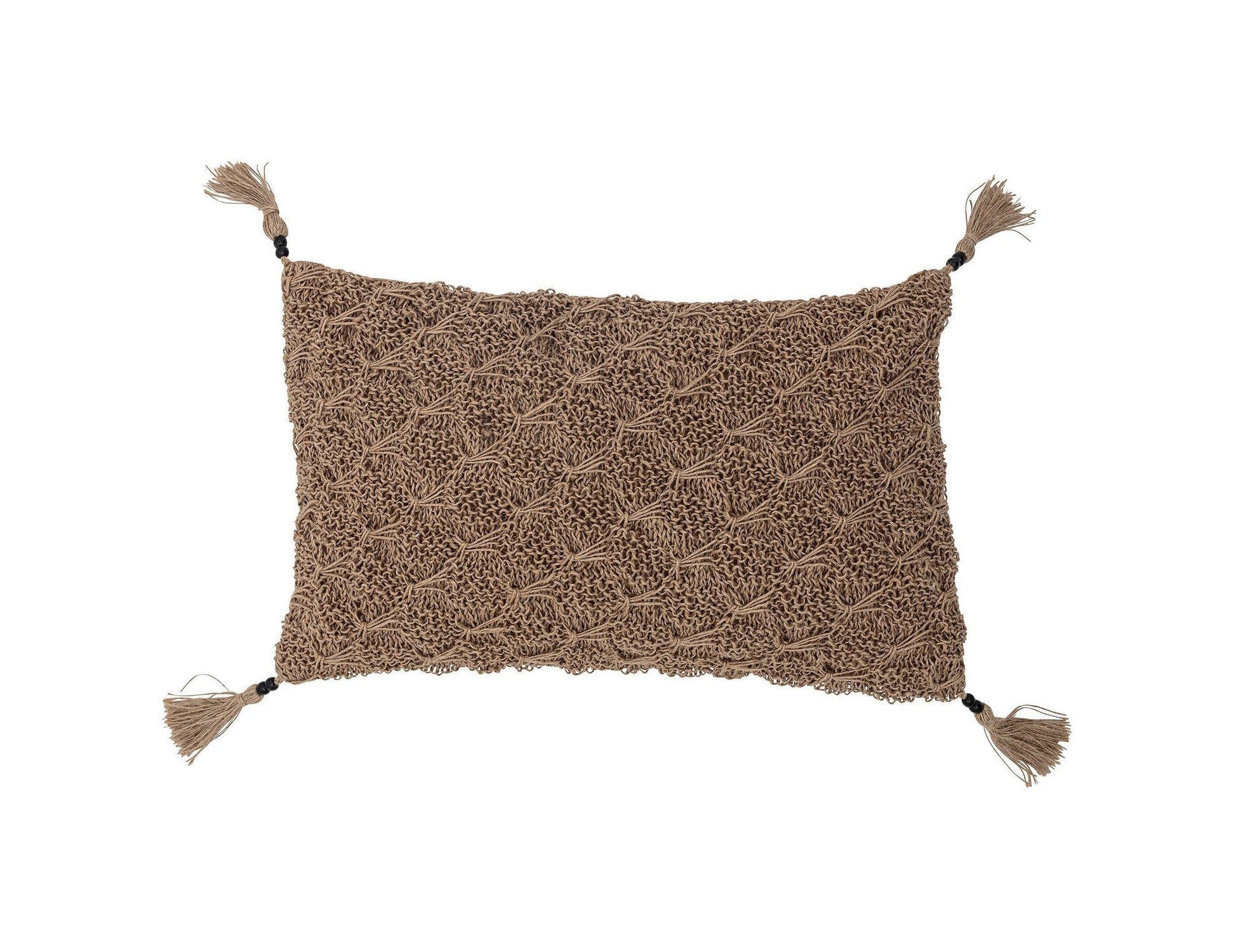 Bloomingville Lione Cushion, Brown, Cotton