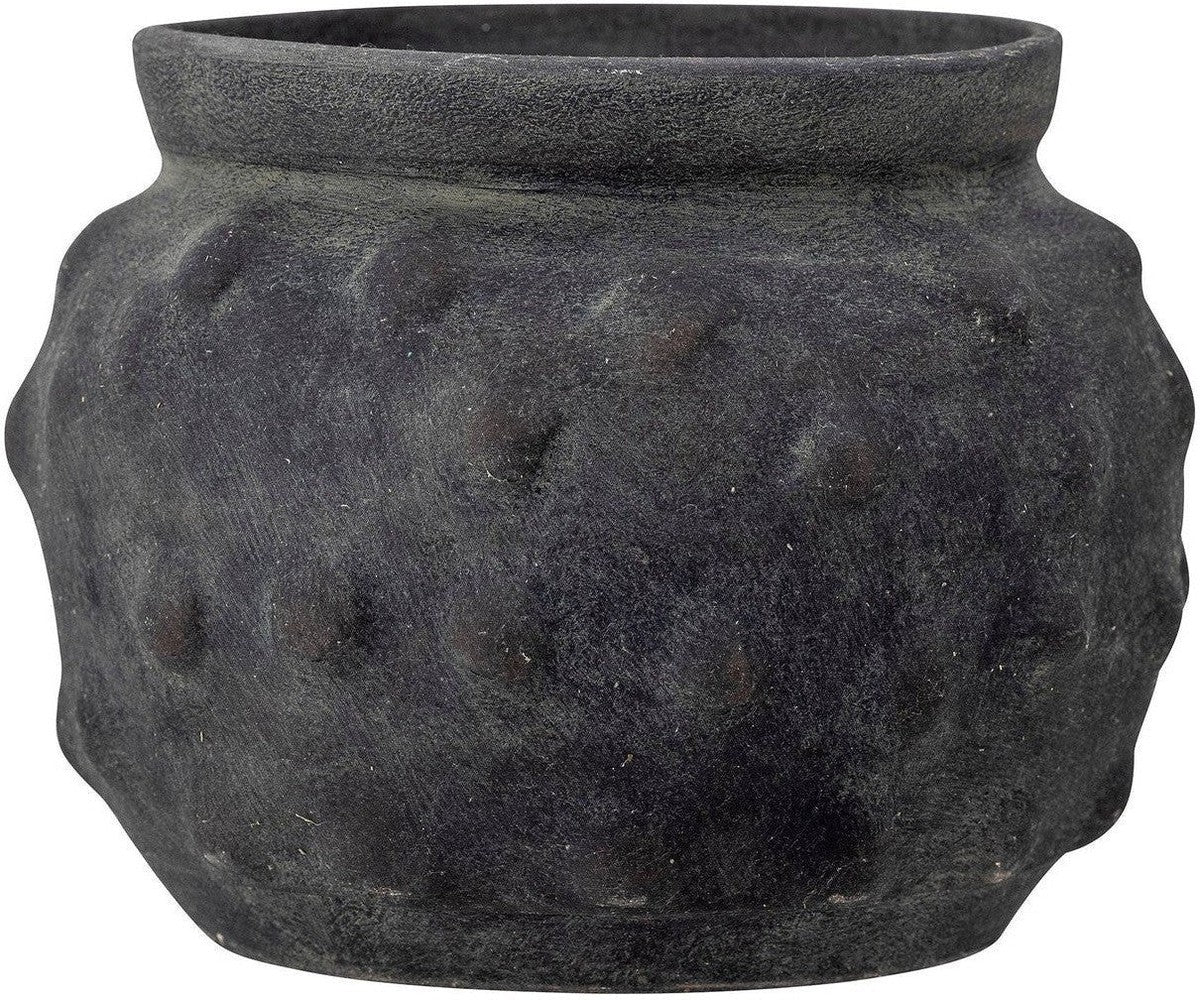 [product_category]-Bloomingville Lisen Deco Flowerpot, Black, Terracotta-Bloomingville-5711173287628-82055758-BLO-1