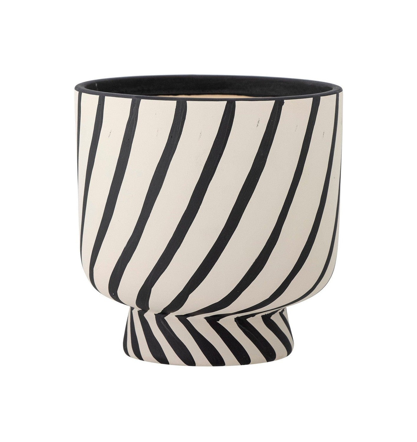 Bloomingville Malena Flowerpot, Black, Terracotta