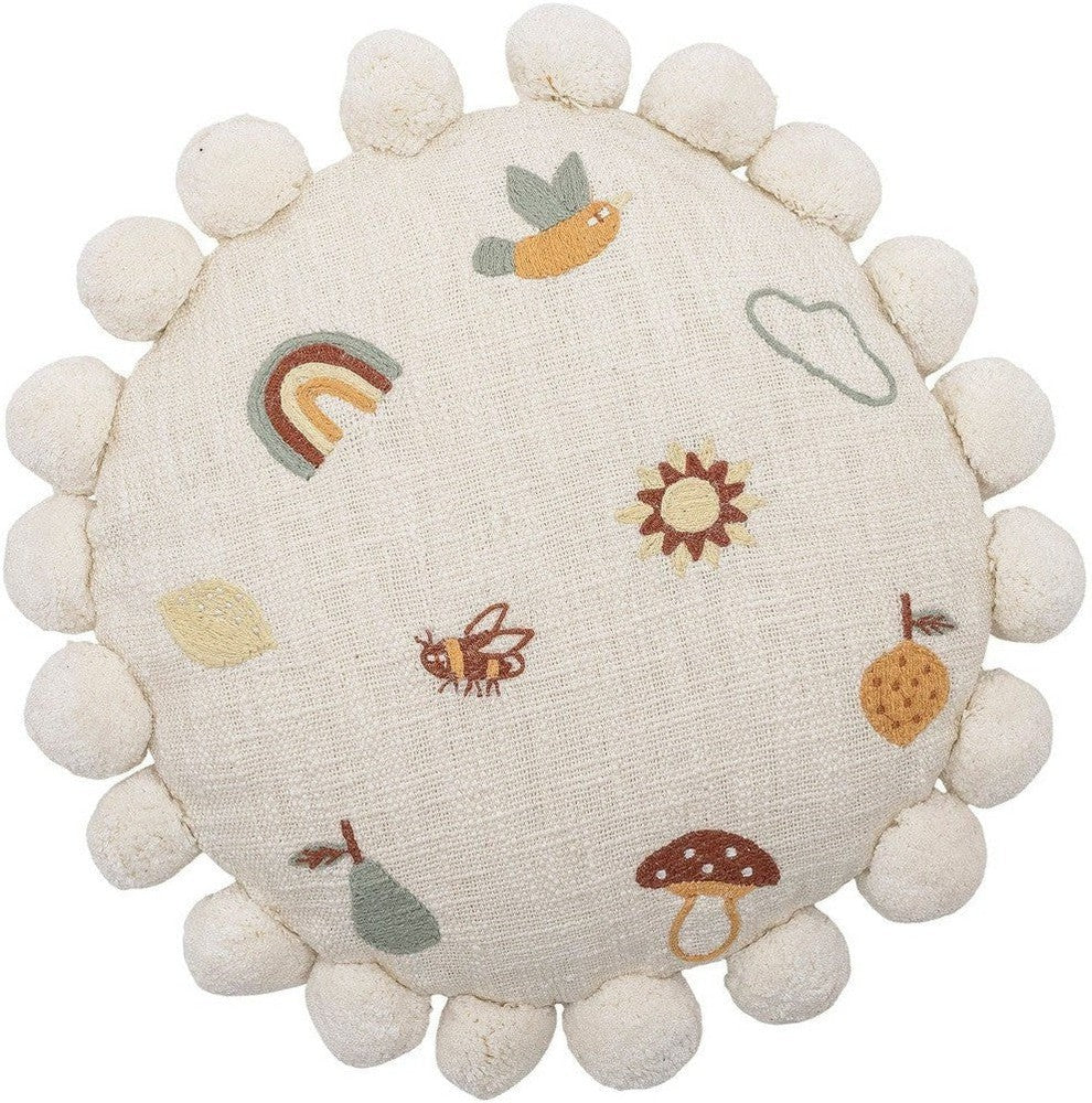 [product_category]-Bloomingville MINI Agnes Cushion, Nature, Cotton-Bloomingville MINI-5711173322626-82058524-BLO-1