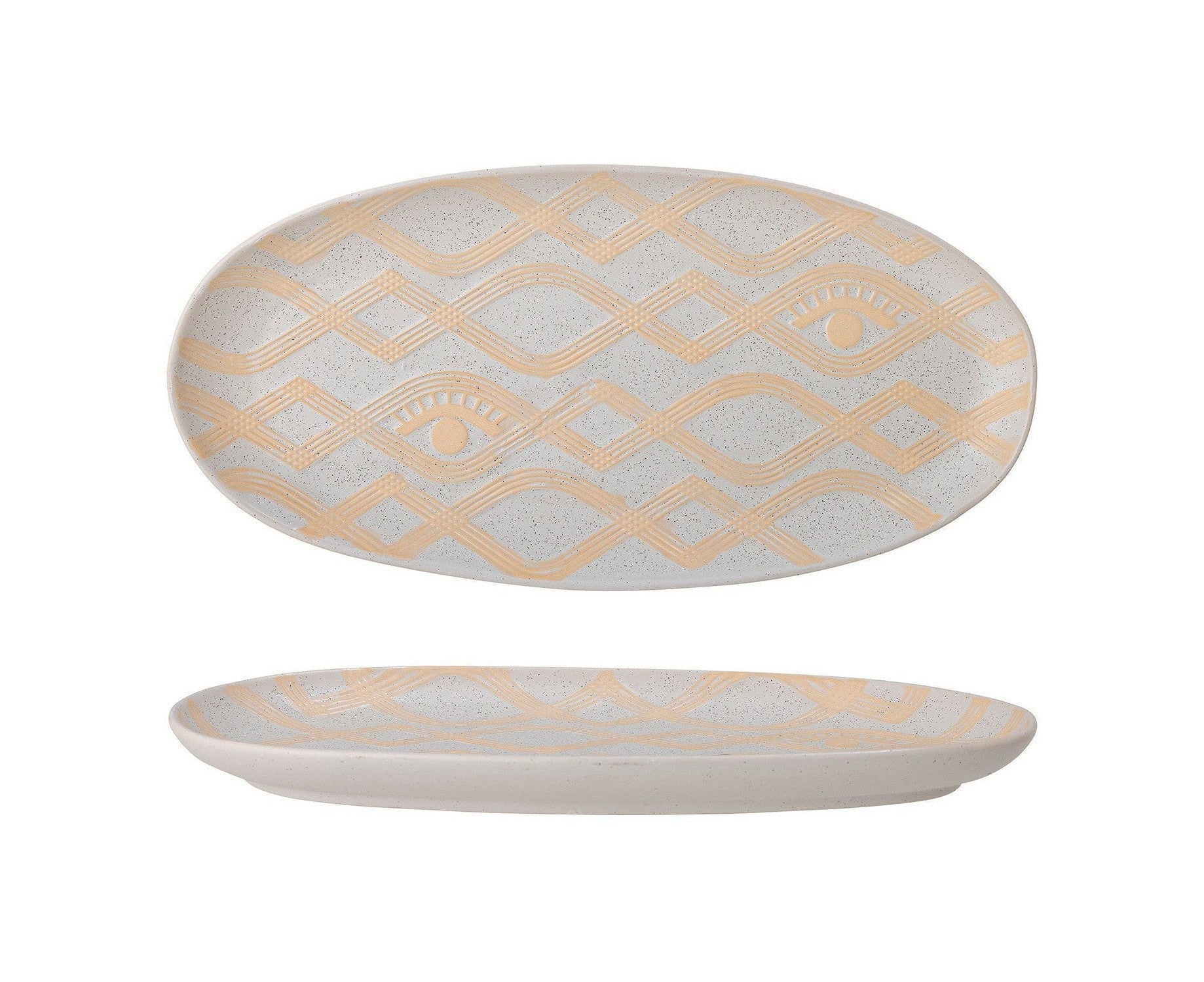 Bloomingville Newa Tray, Nature, Stoneware