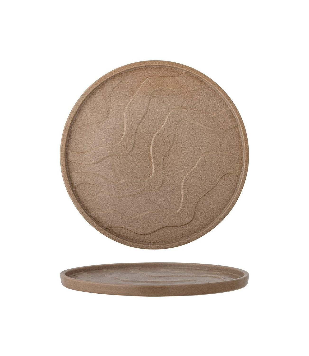 Bloomingville Noria Tray, Brown, Stoneware