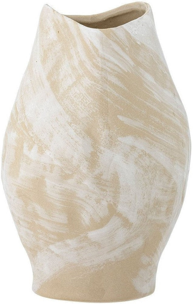 [product_category]-Bloomingville Obsa Vase, Nature, Stoneware-Bloomingville-5711173325047-82062186-BLO-1