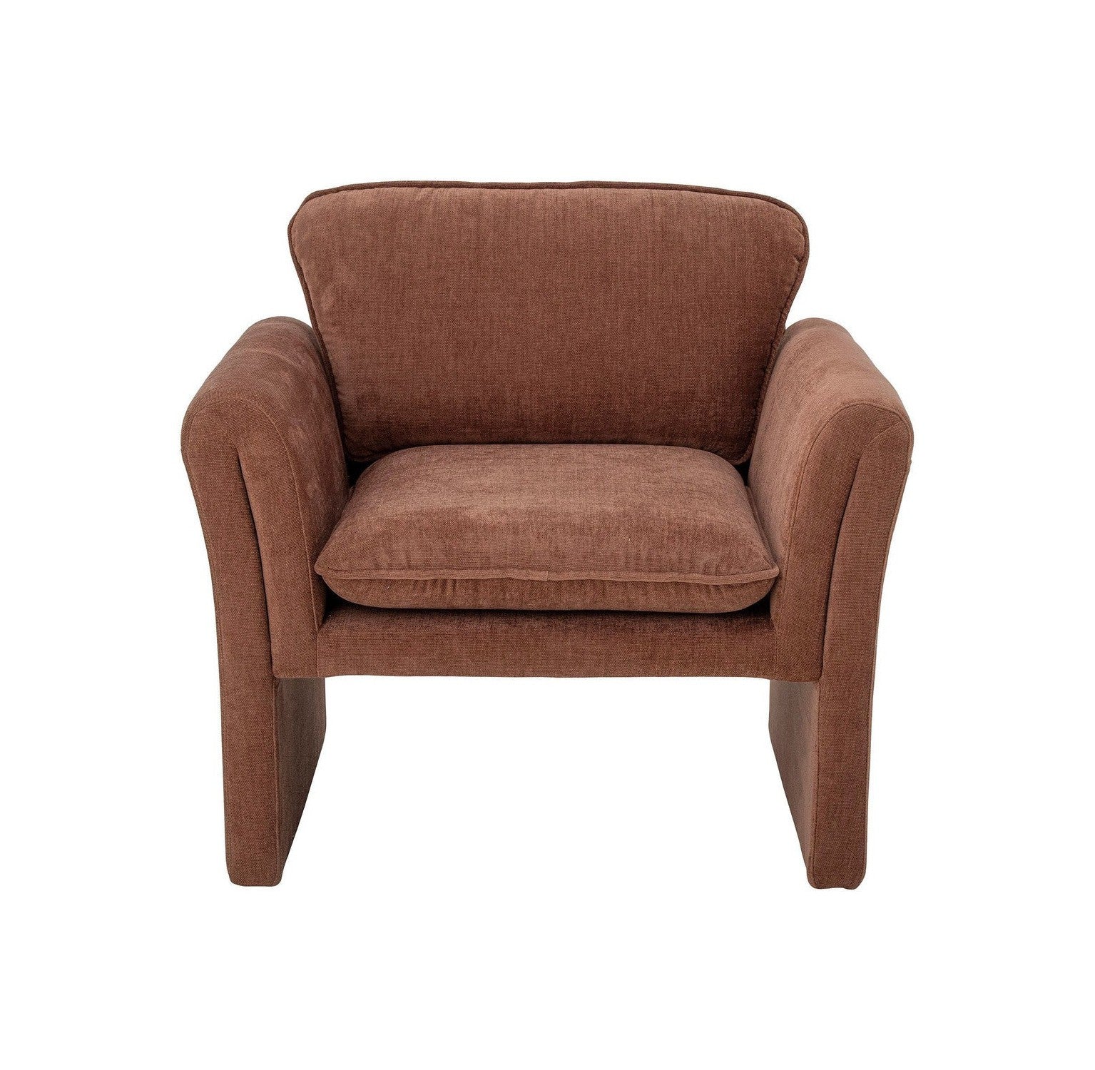 Bloomingville Paseo Lounge Chair, Brown, Polyester