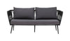 Bloomingville Pavone Sofa, Black, Metal