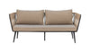 Bloomingville Pavone Sofa, Brown, Metal