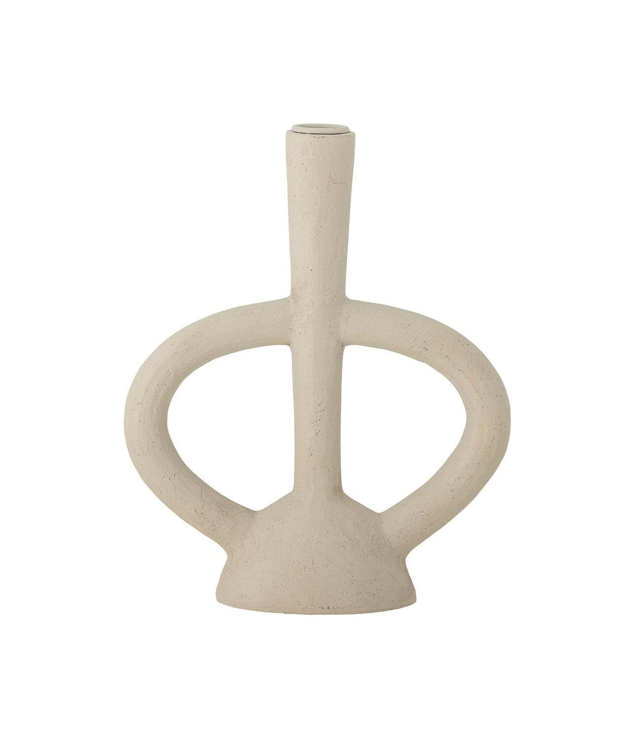 Bloomingville Ramina Candle Holder, White, Polyresin