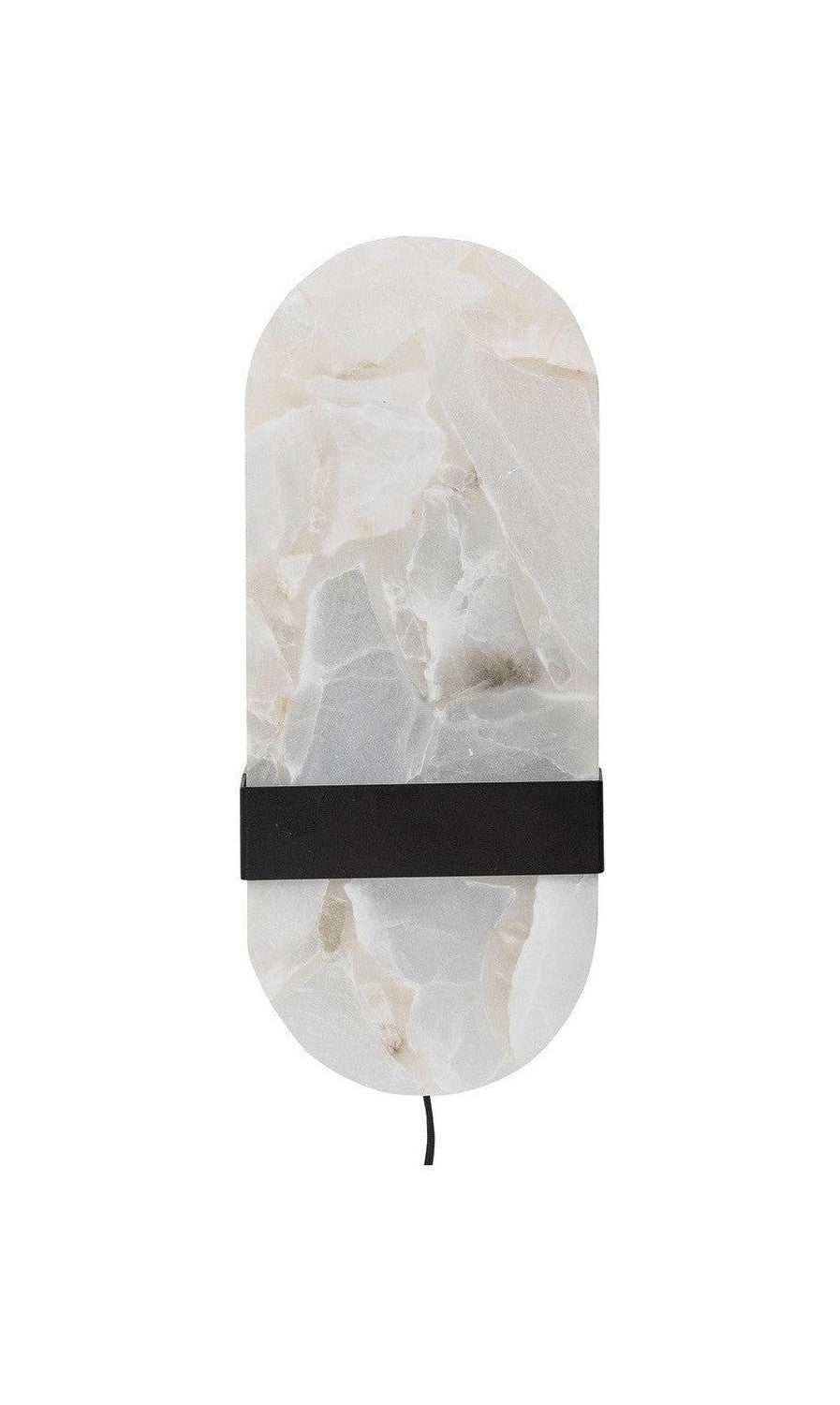 [product_category]-Bloomingville Taco Wall Lamp, Black, Alabaster-Bloomingville-5711173335602-82068152-BLO-1