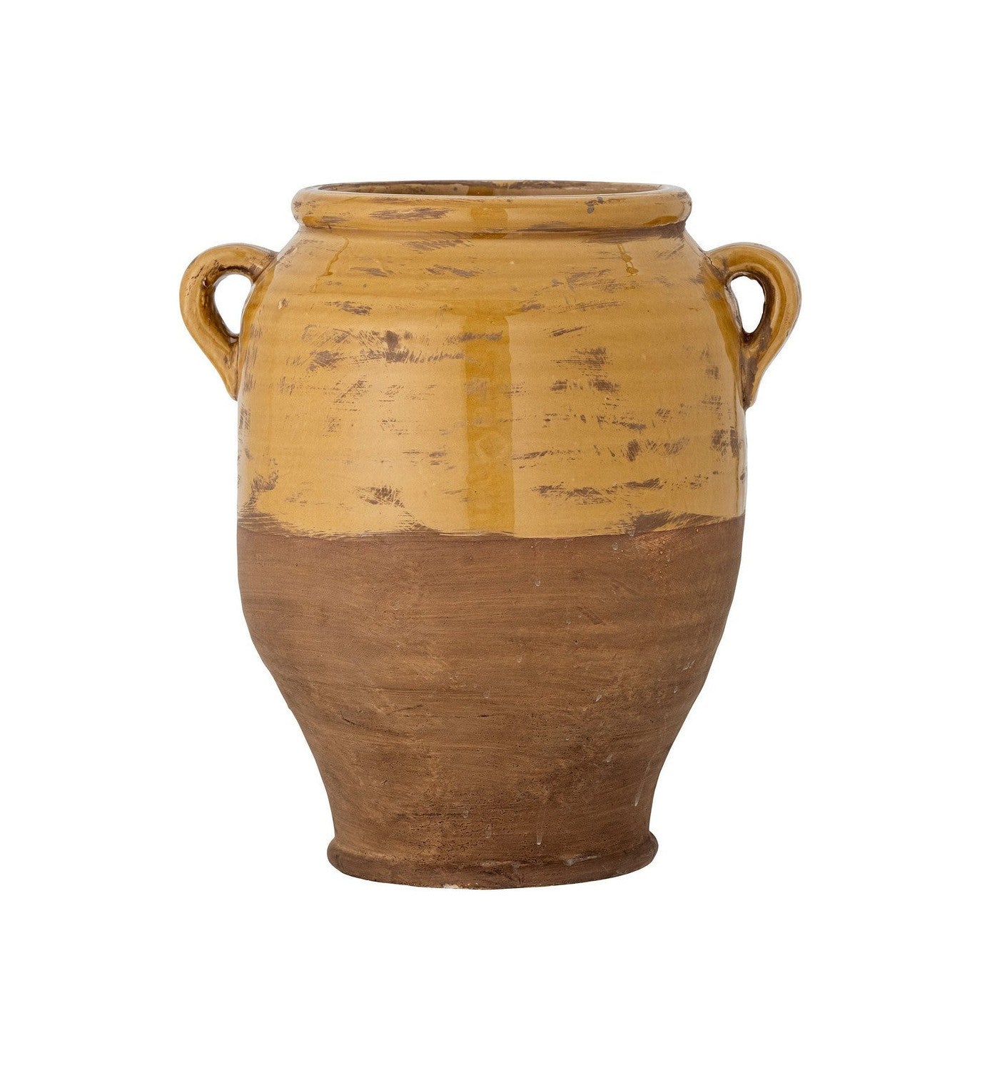 Bloomingville Tao Deco Flowerpot, Yellow, Terracotta