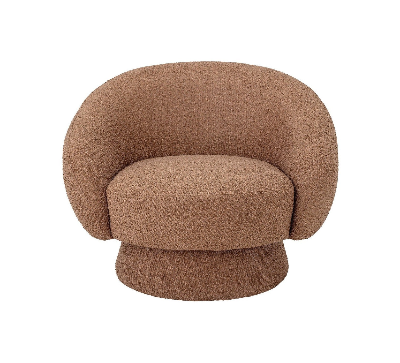 Bloomingville Ted Lounge Chair, Brown, Polyester