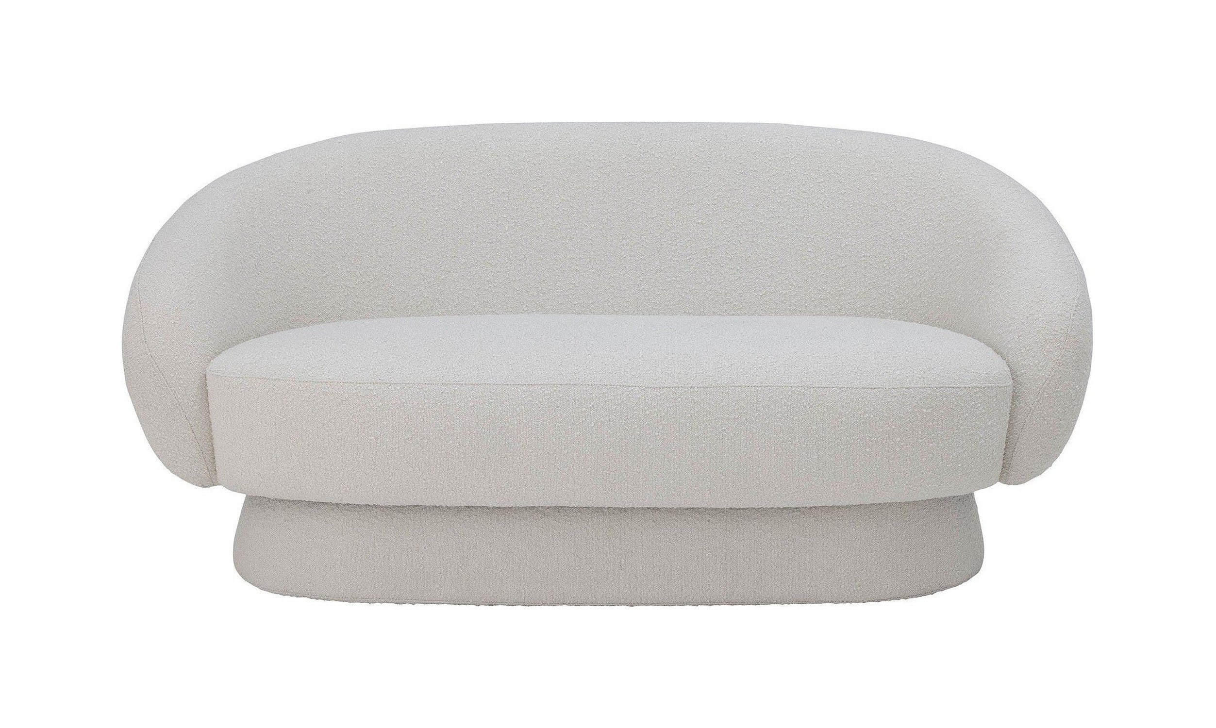 Bloomingville Ted Sofa, White, Polyester