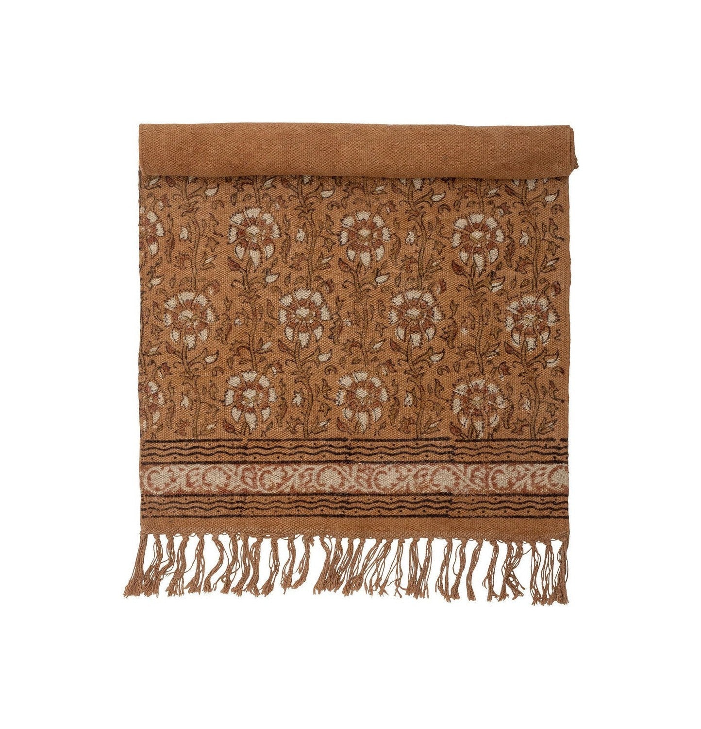 Bloomingville Tonje Rug, Brown, Cotton