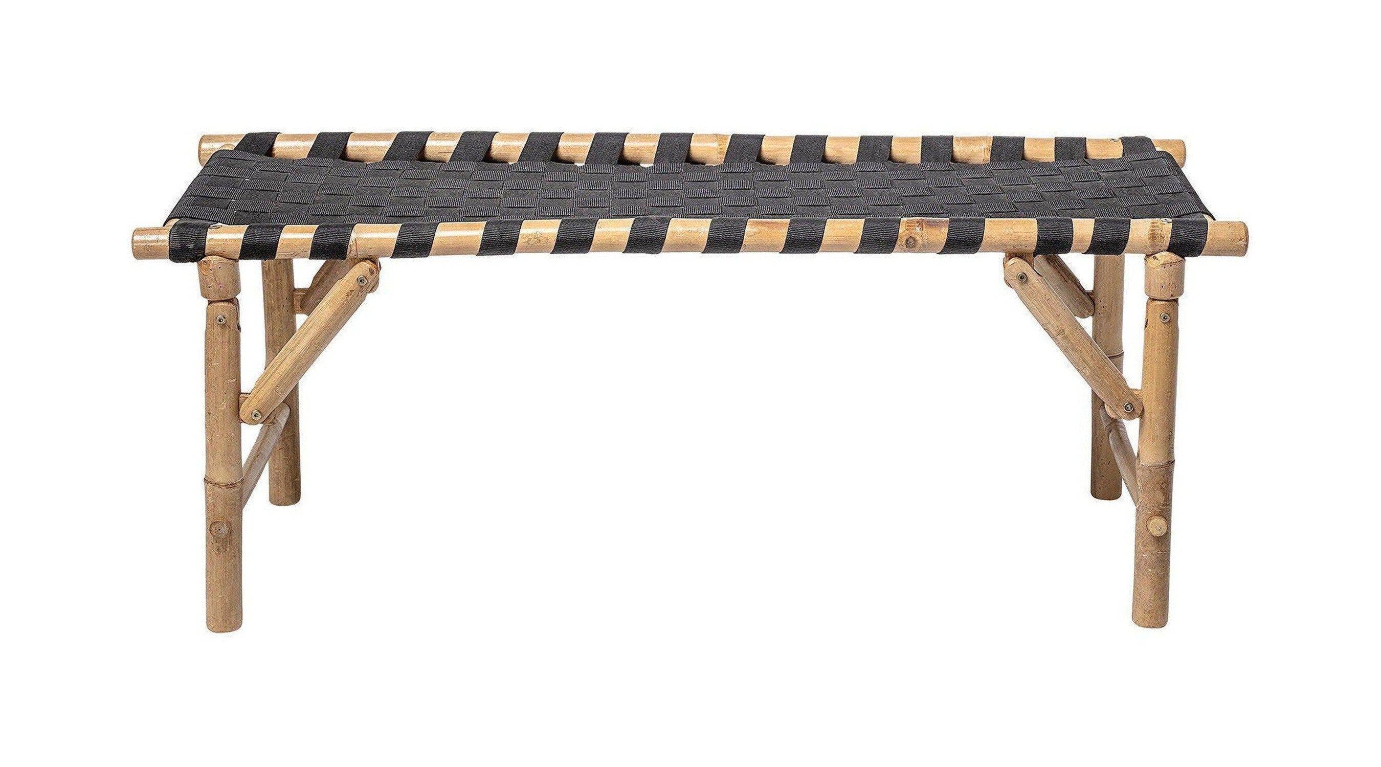 [product_category]-Bloomingville Vida Bench, Black, Bamboo-Bloomingville-5711173218455-82040937-BLO-1