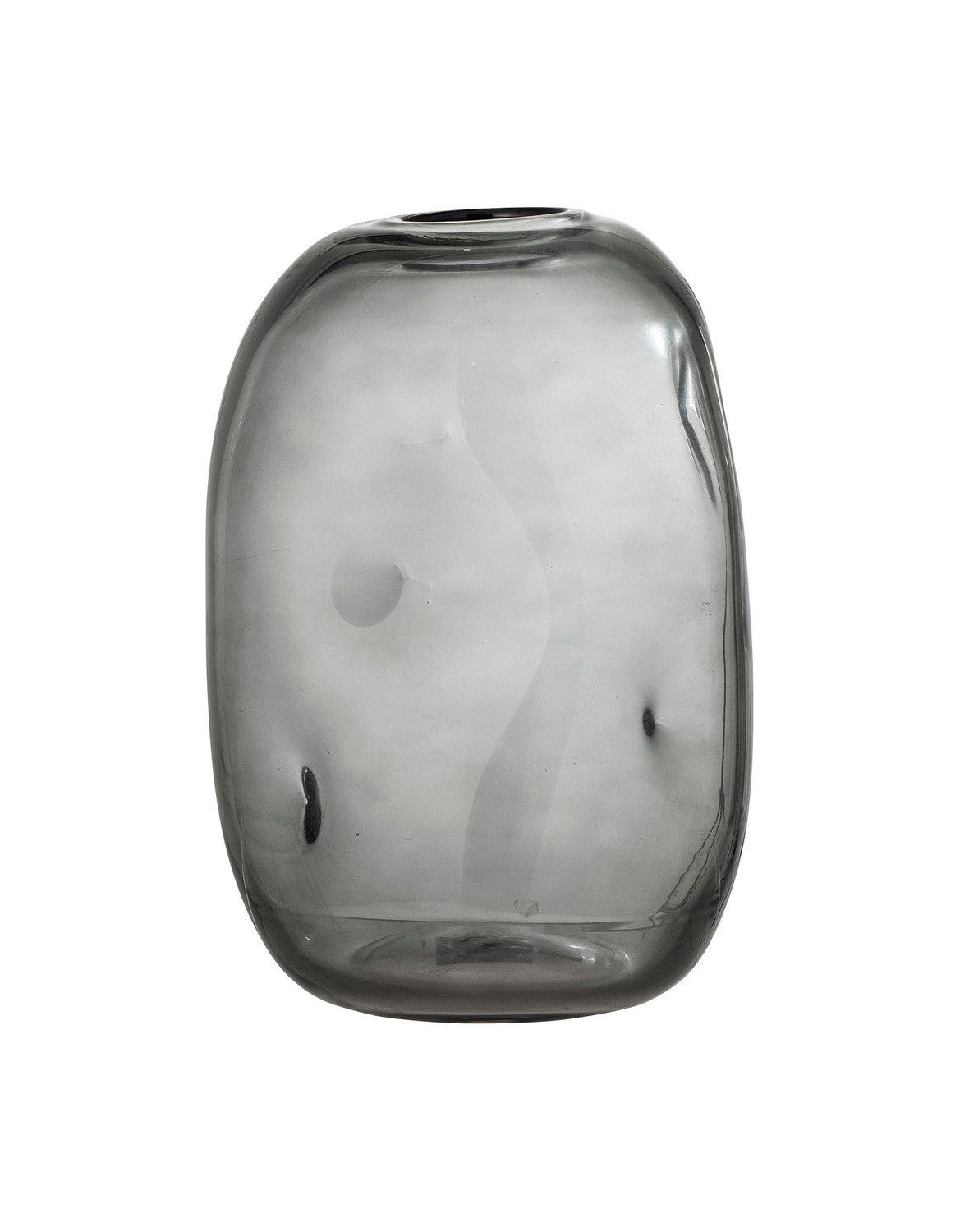 Bloomingville Vinda Vase, Grey, Glass