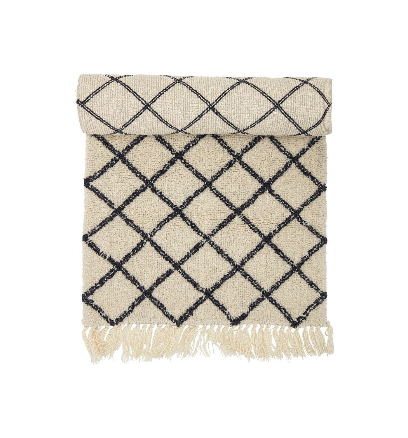 Bloomingville Warda Rug, Nature, Wool