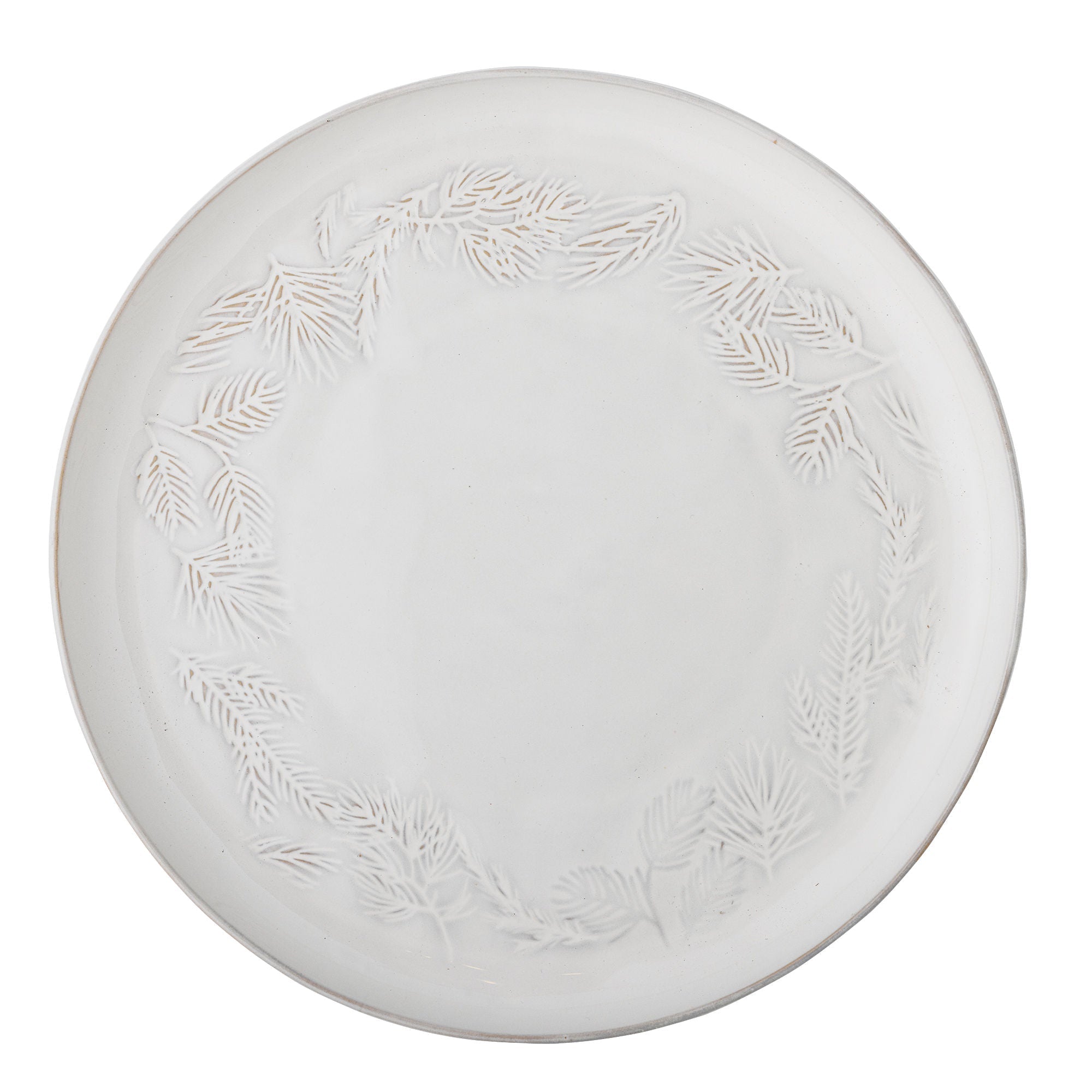 [product_category]-Bloomingville Winter Serving Plate, Nature, Stoneware-Bloomingville-5711173327201-82061120-BLO-3