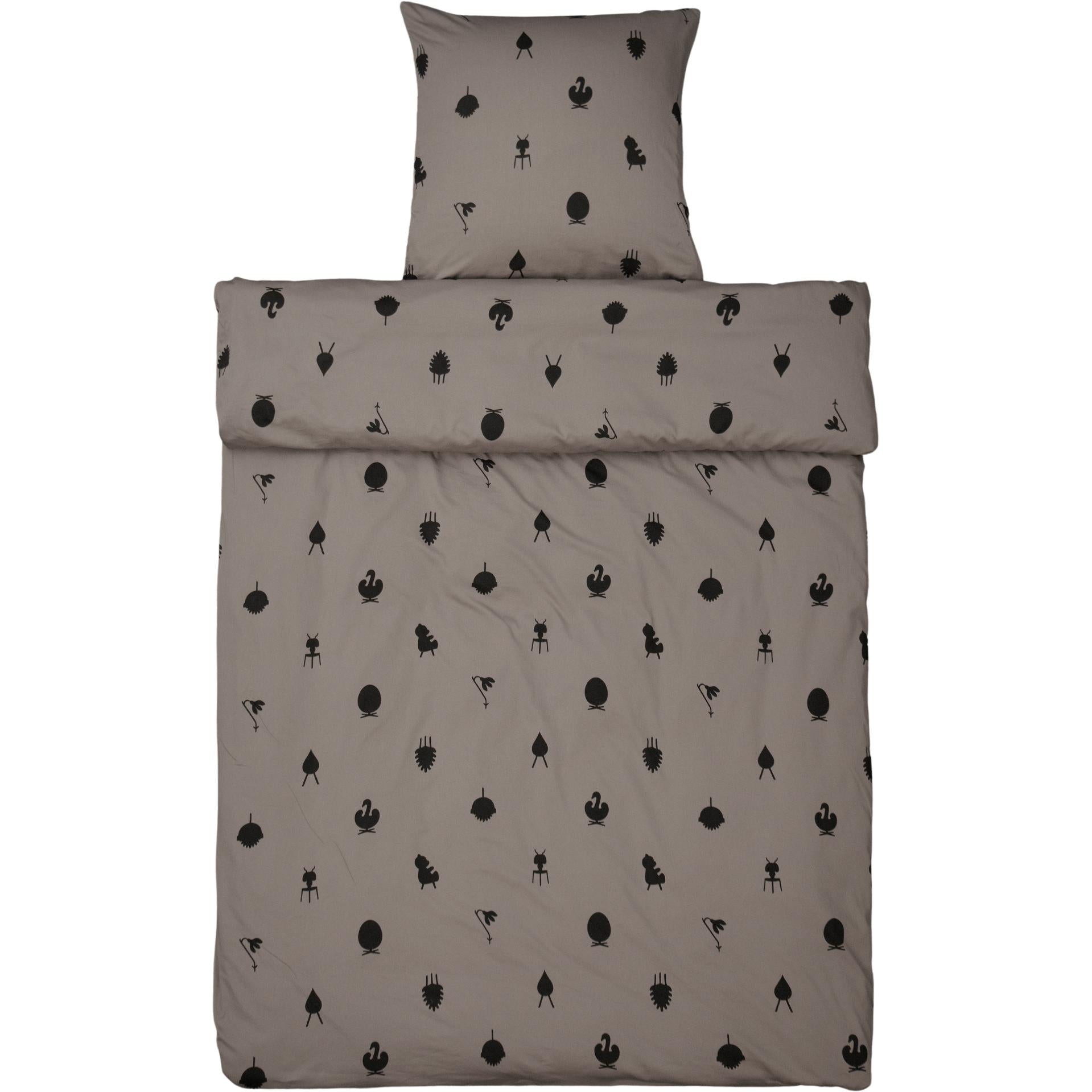 [product_category]-Brainchild Bed Linen Design Icons 140x220 Cm, Taupe-Brainchild-6010713202002-5002-BRA-1