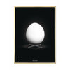  Egg Classic Poster Brass Frame 50x70 Cm Black Background