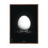  Egg Classic Poster Frame Made Of Dark Wood 70x100 Cm Black Background