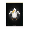  Pelikan Classic Poster Brass Frame 50x70 Cm Black Background