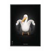  Pelikan Classic Poster Frame In Black Lacquered Wood 30x40 Cm Black Background