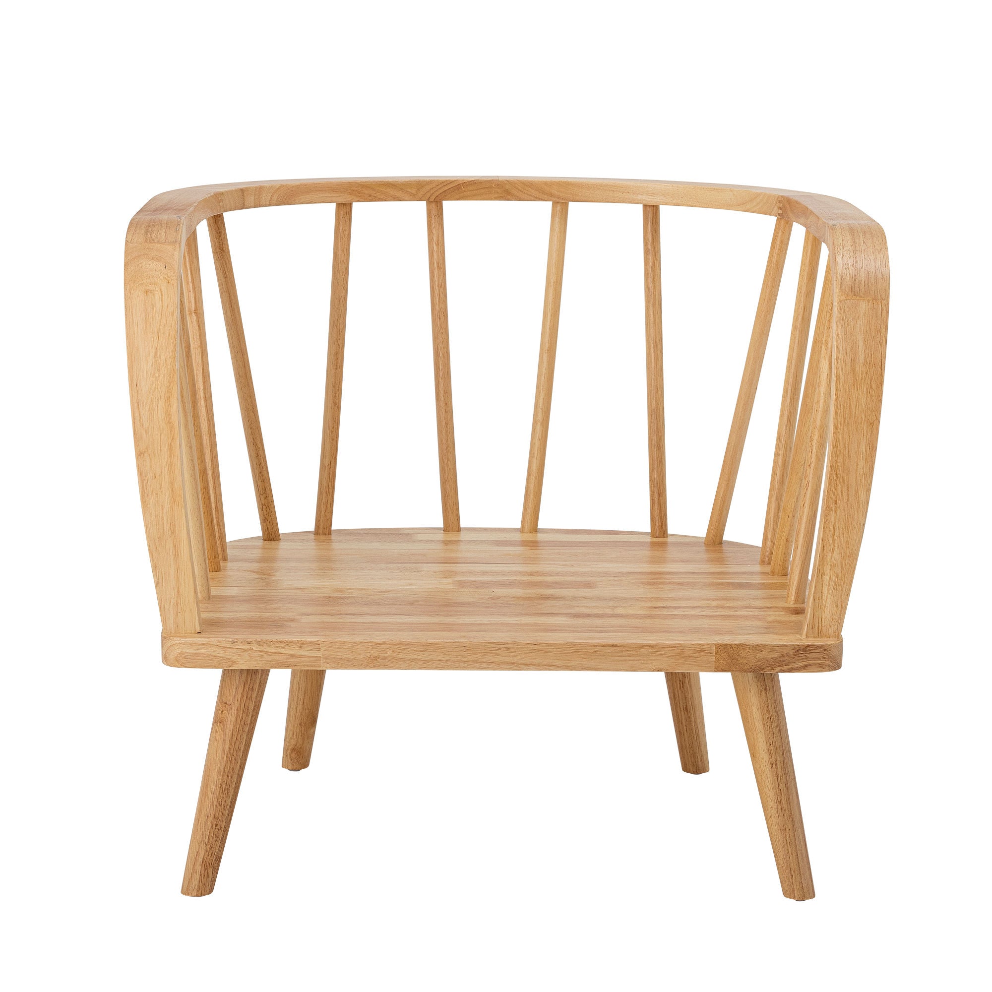 Creative Collection Millor Lounge Chair, Nature, Rubberwood