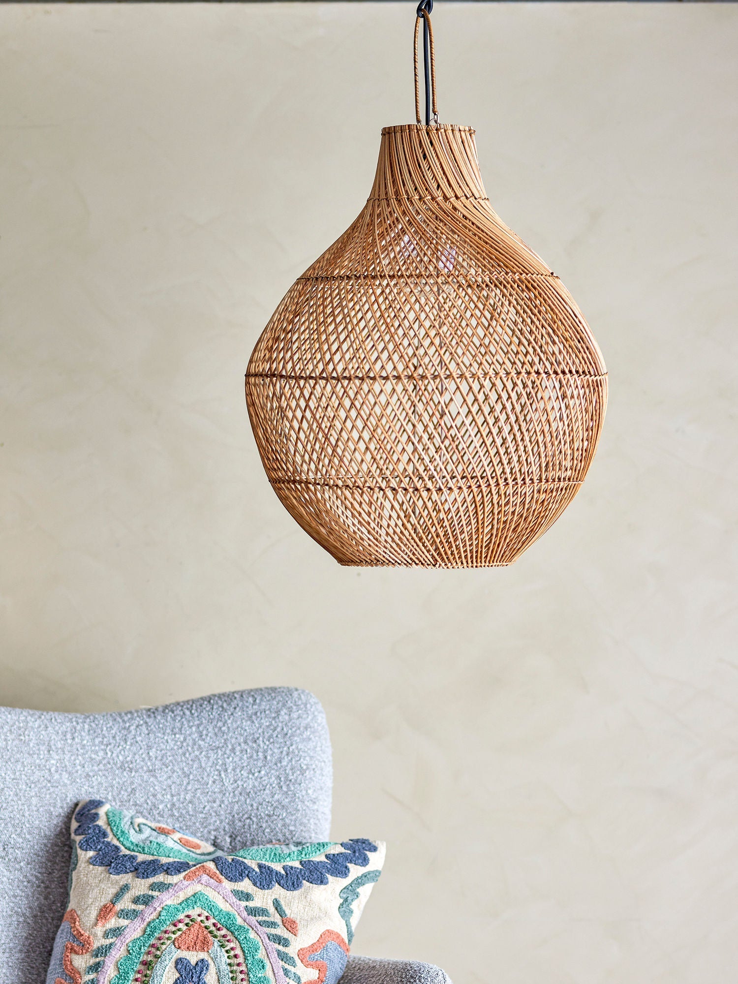 Bloomingville Canela Pendant Lamp, Nature, Rattan