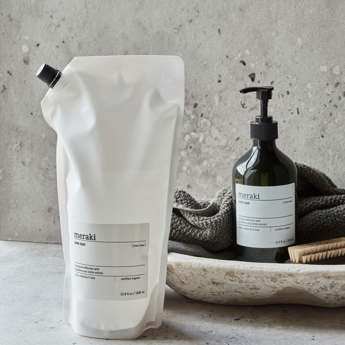 Meraki Hand soap, Linen dew refill